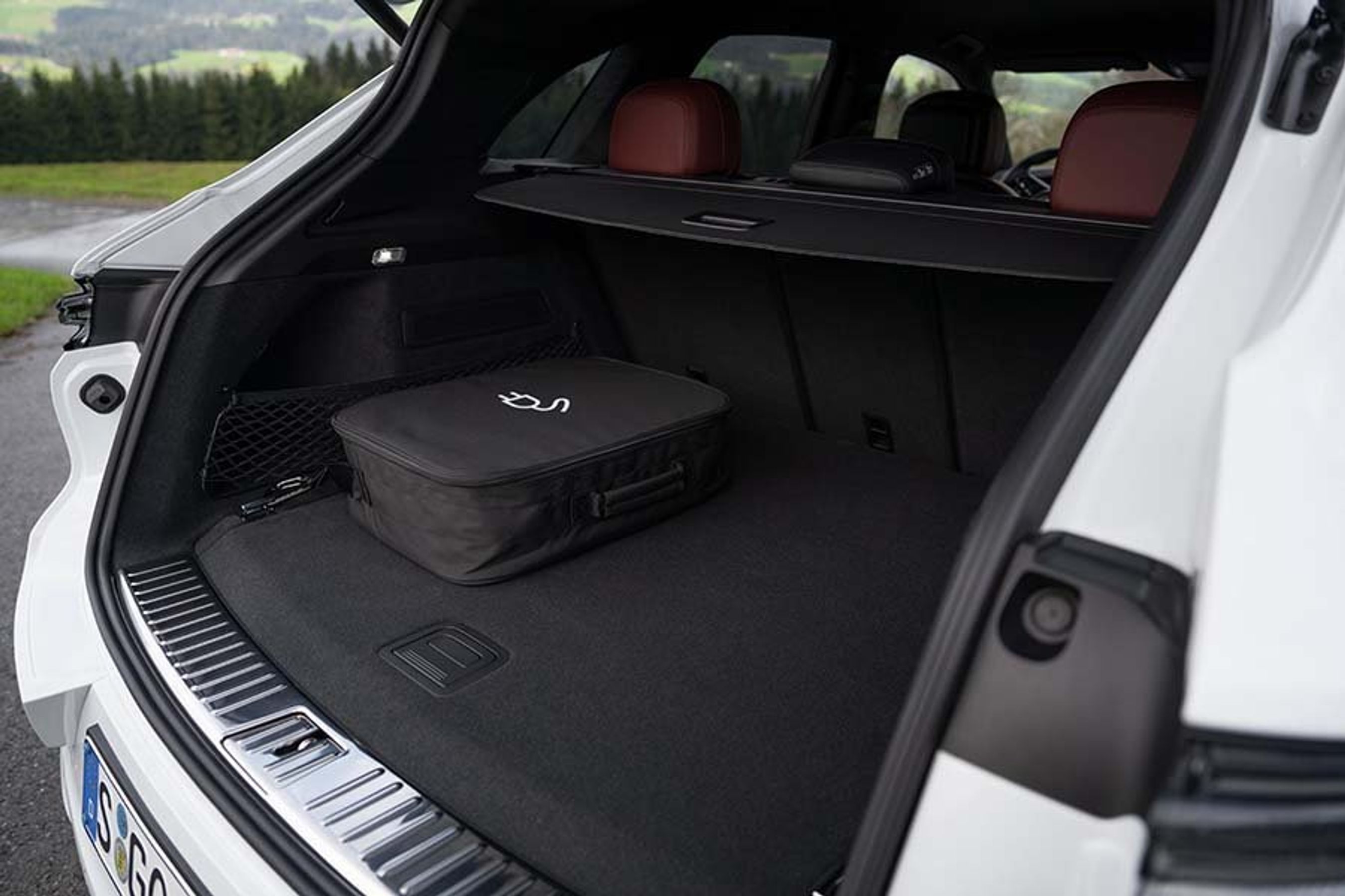 Bagagerummet i en Porsche Cayenne