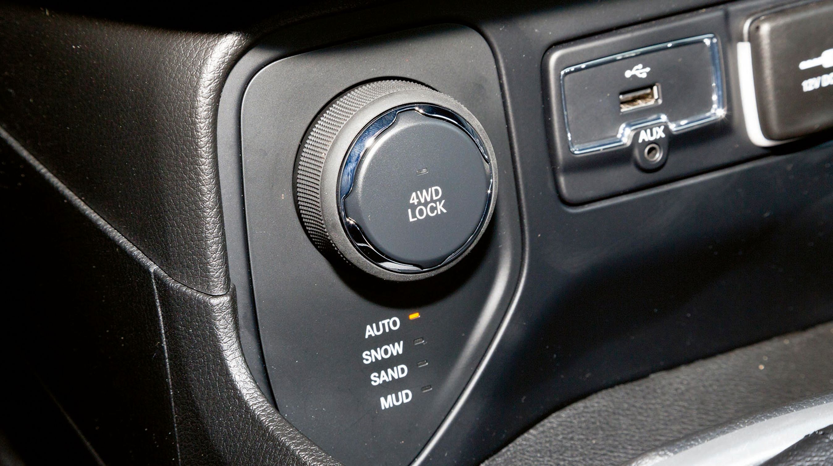 Firehjulstrækket er automatisk, men man kan alligevel forudindstille det.