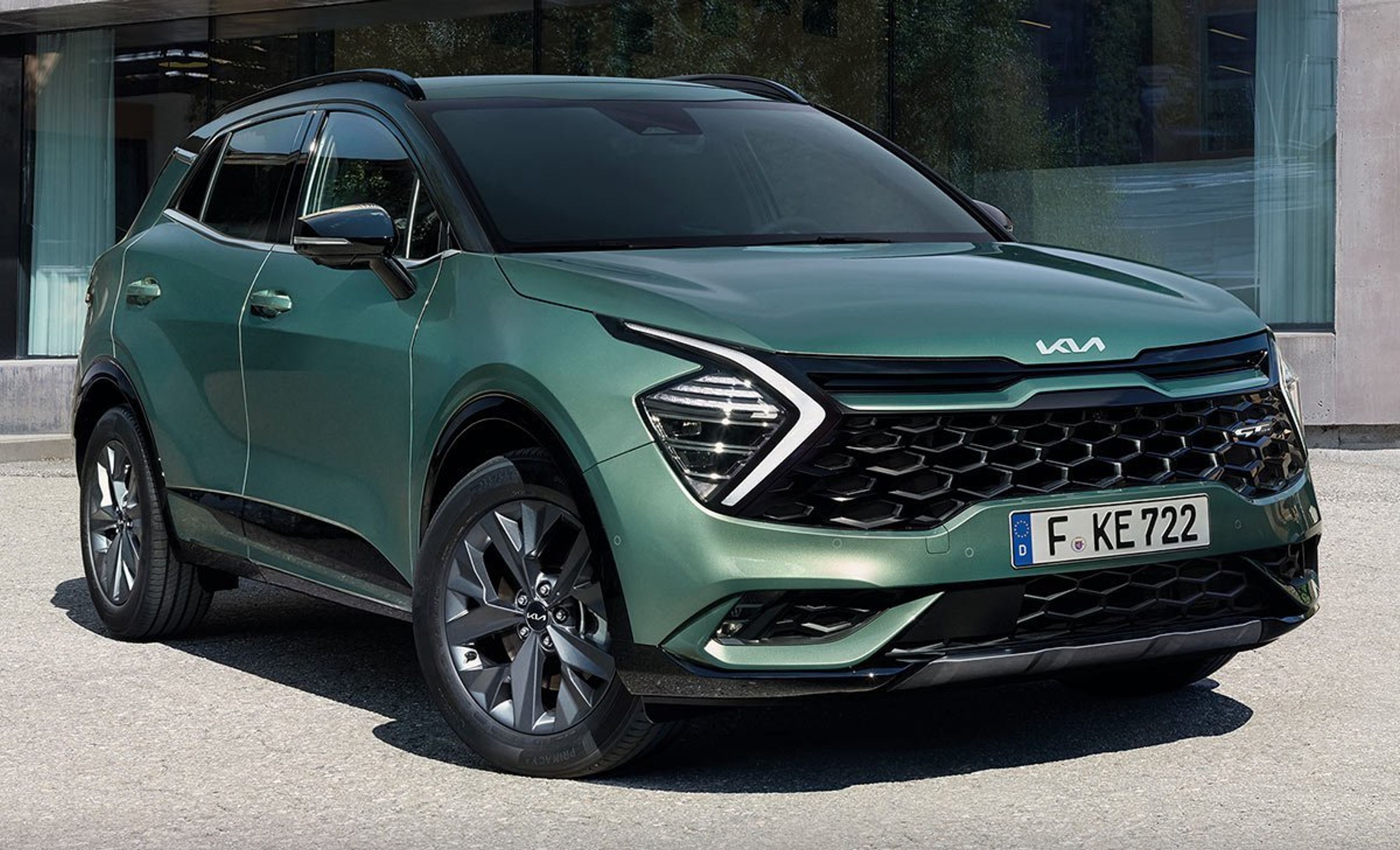 Den nye Sportage har fået Kias nye designsprog, 'Opposites United'.