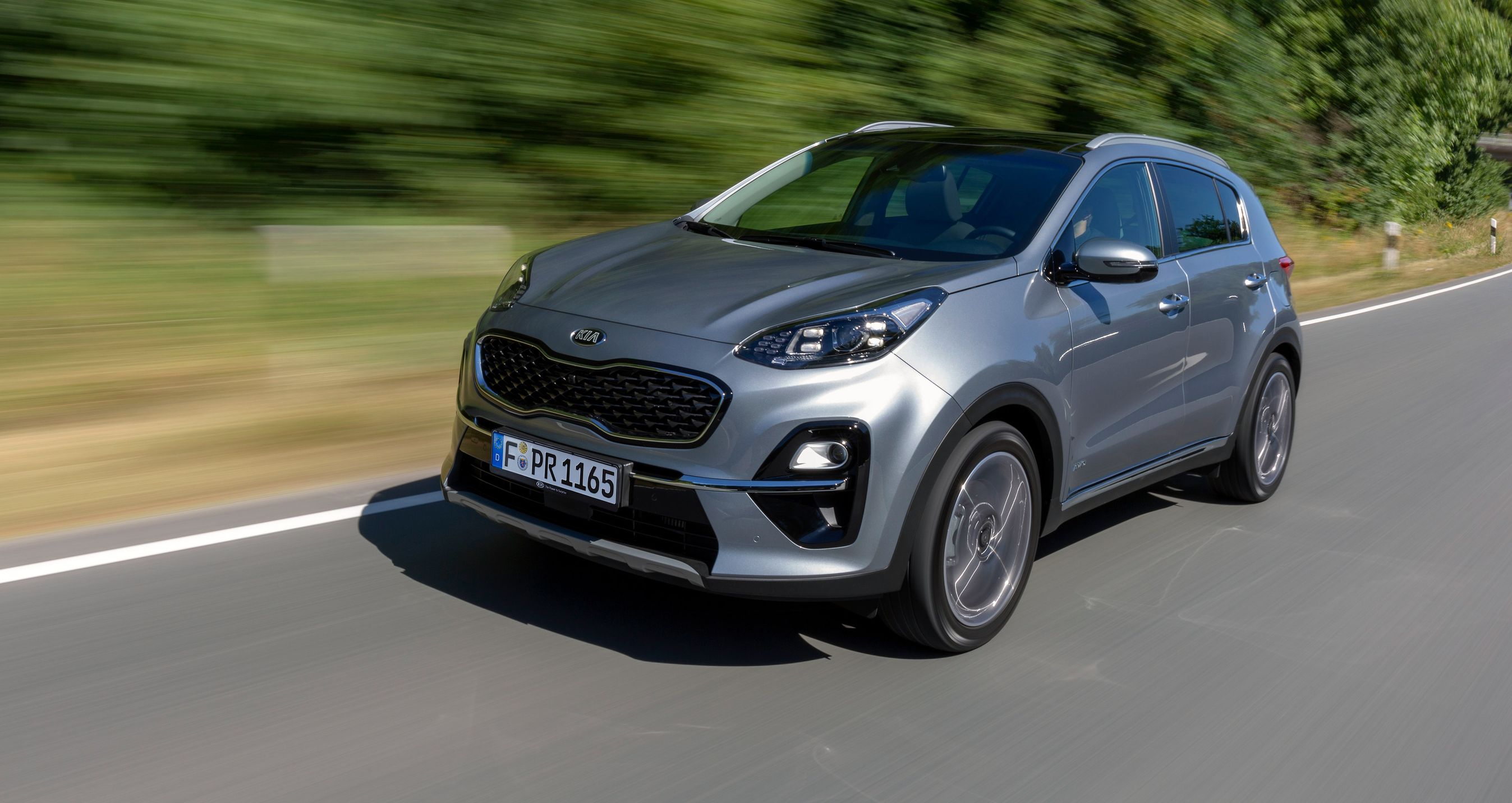 Kia Sportage i 2018-udgaven - uden nødbremse.