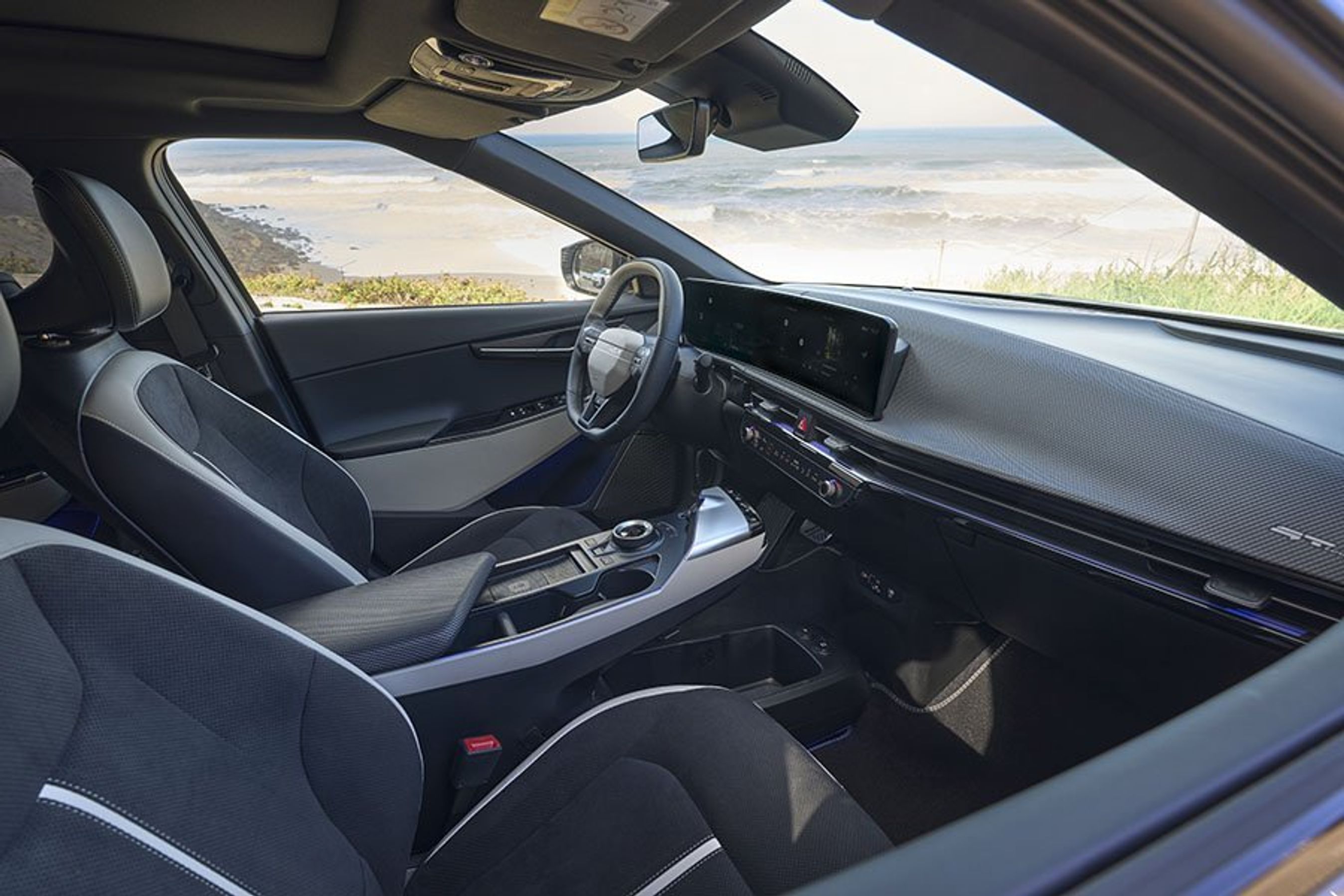 Kabinen i en Kia EV6