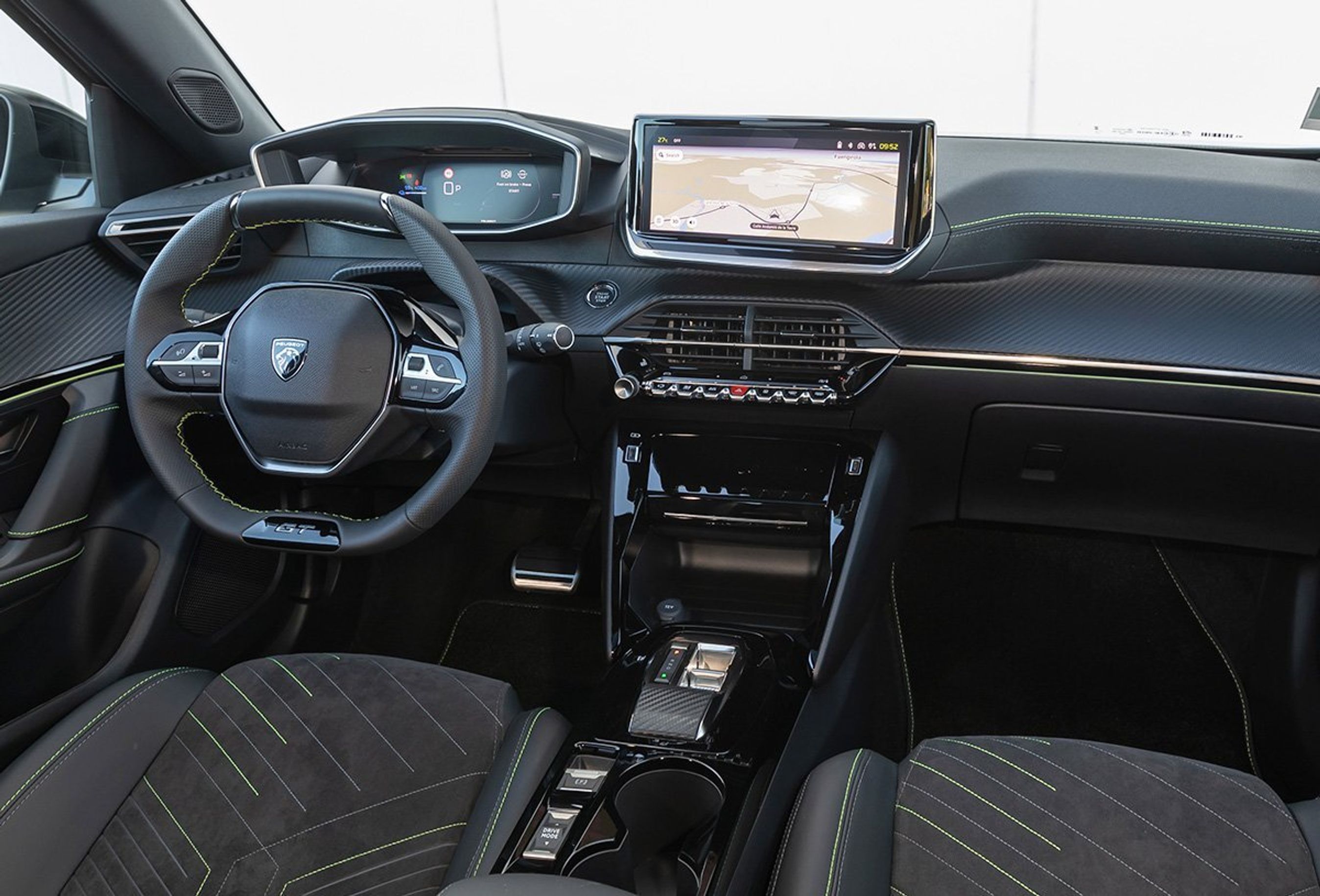 Kabinen i en Peugeot E-2008