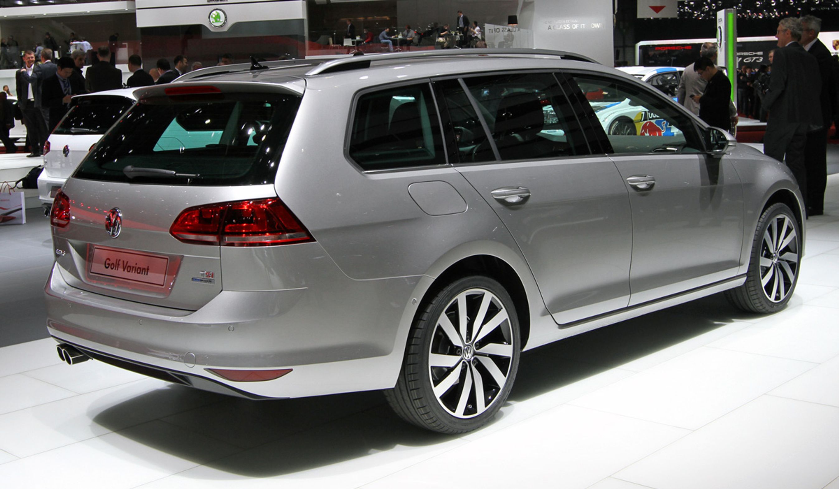 VW Golf i syvende generation som stationcar.