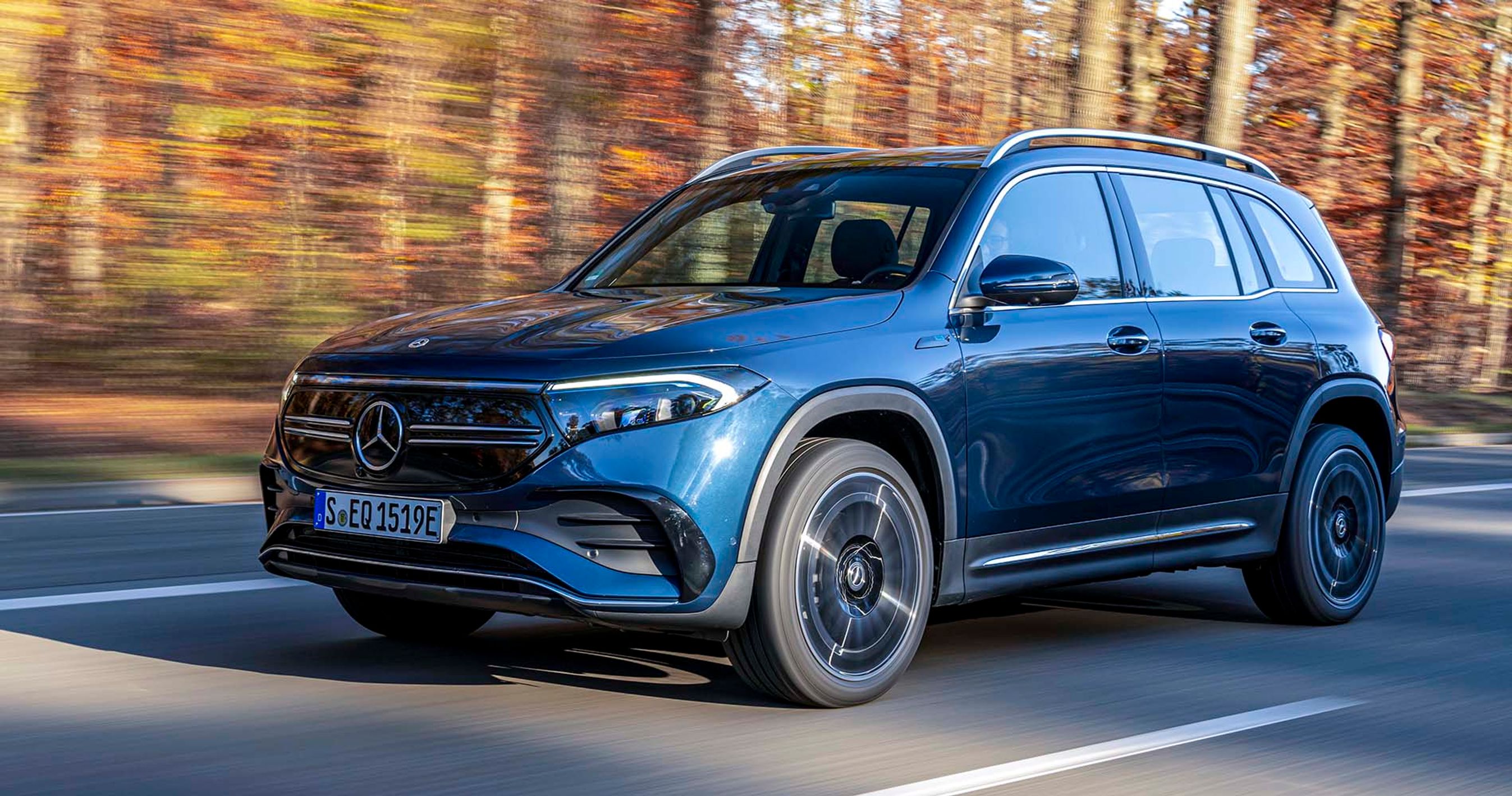 Mercedes-EQ EQB set forfra