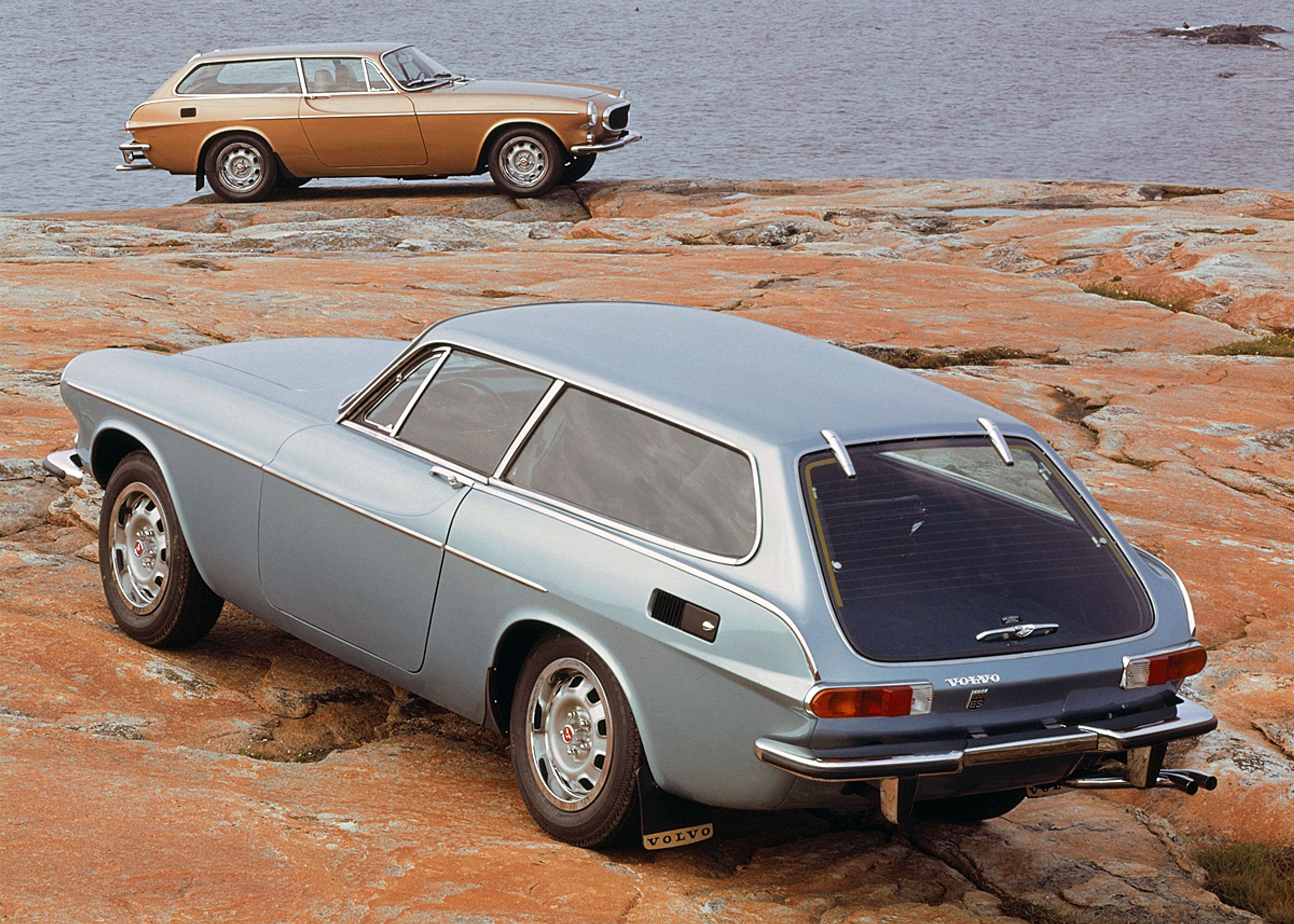 Volvo 1800 ES har givet inspiration til den nye konceptbil. Også 1800 ES er tredørs.