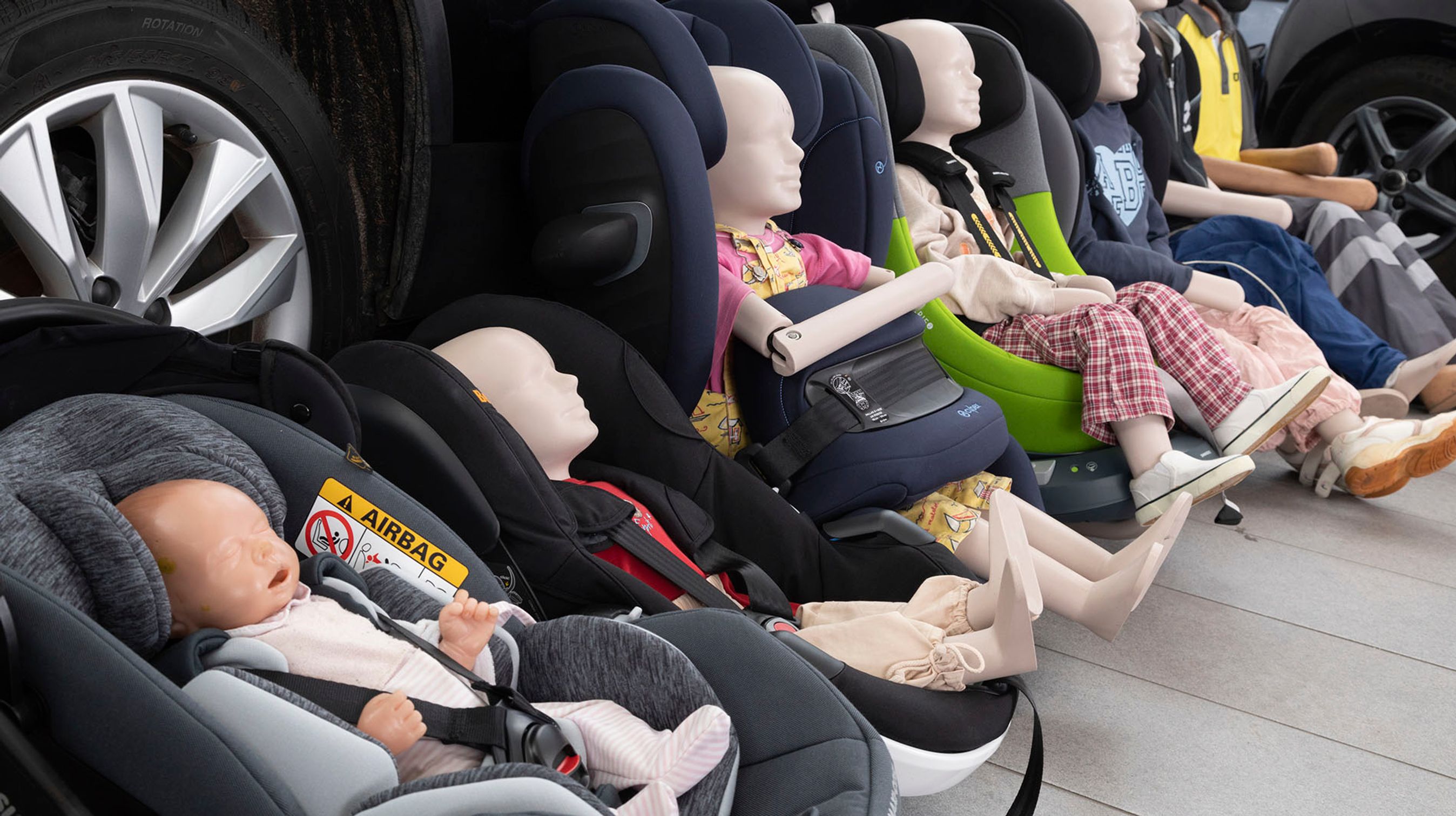 Test af autostole 2021