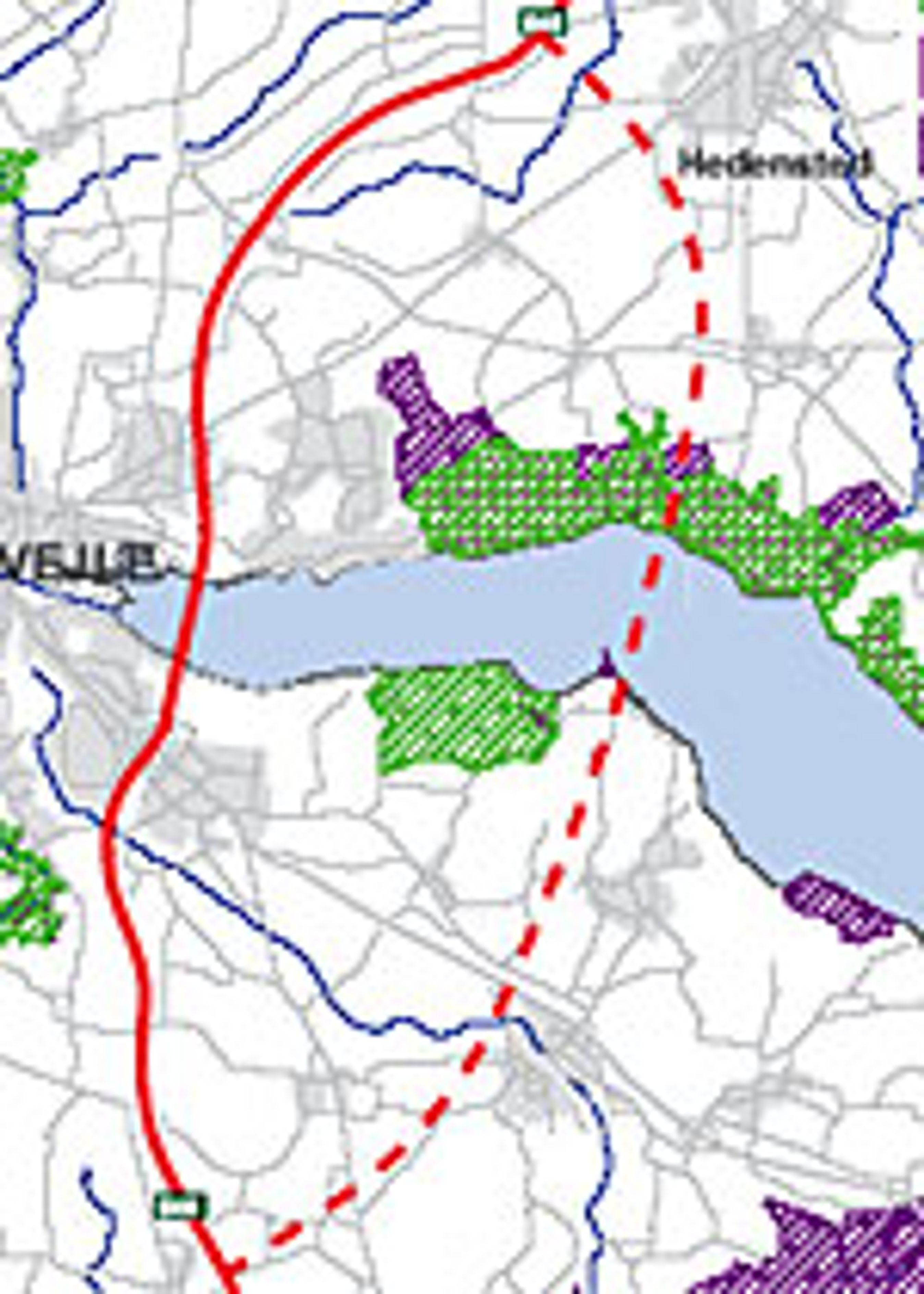 På et tidspunkt er Vejle Fjord-broens nu seks spor ikke nok. Man kan enten - for en-to mia. kr. - udbygge den til otte spor eller anlægge en helt ny bro længere mod øst. Den sidste løsning kan passe sammen med planer om en ny jernbaneforbindelse over fjorden.