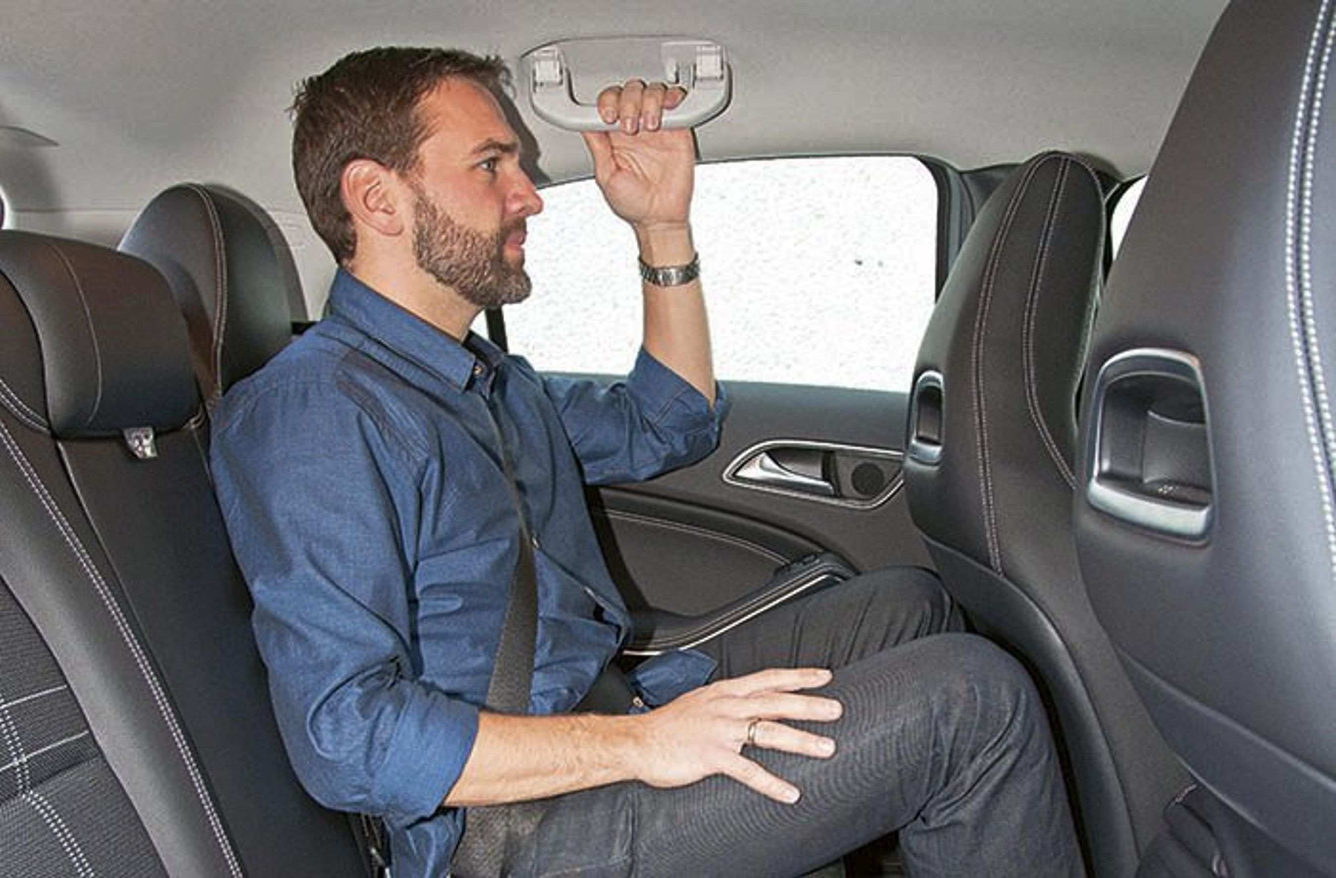 Mercedes A-klasse bagsæde