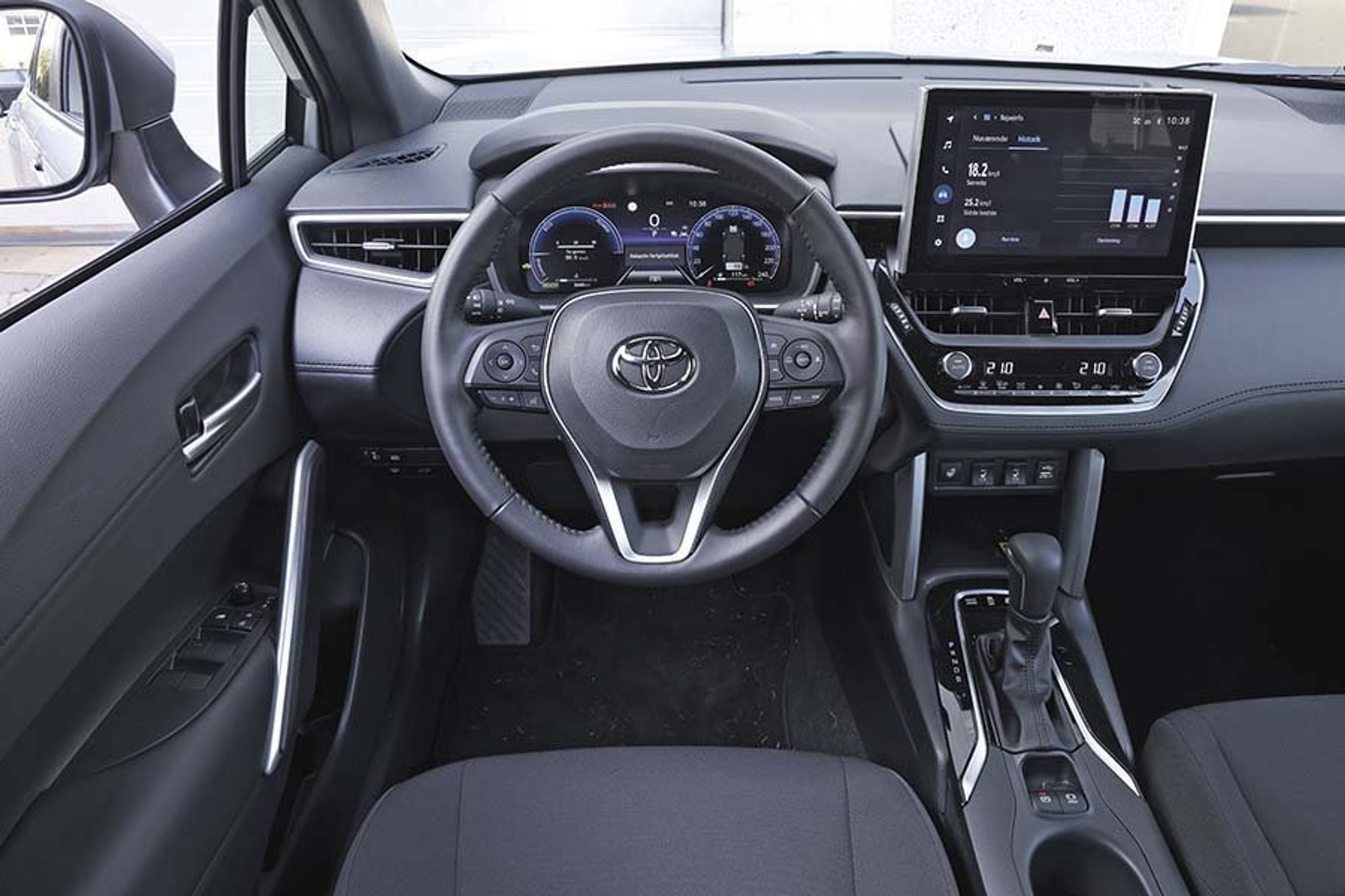 Kabinen i en Toyota Corolla Cross
