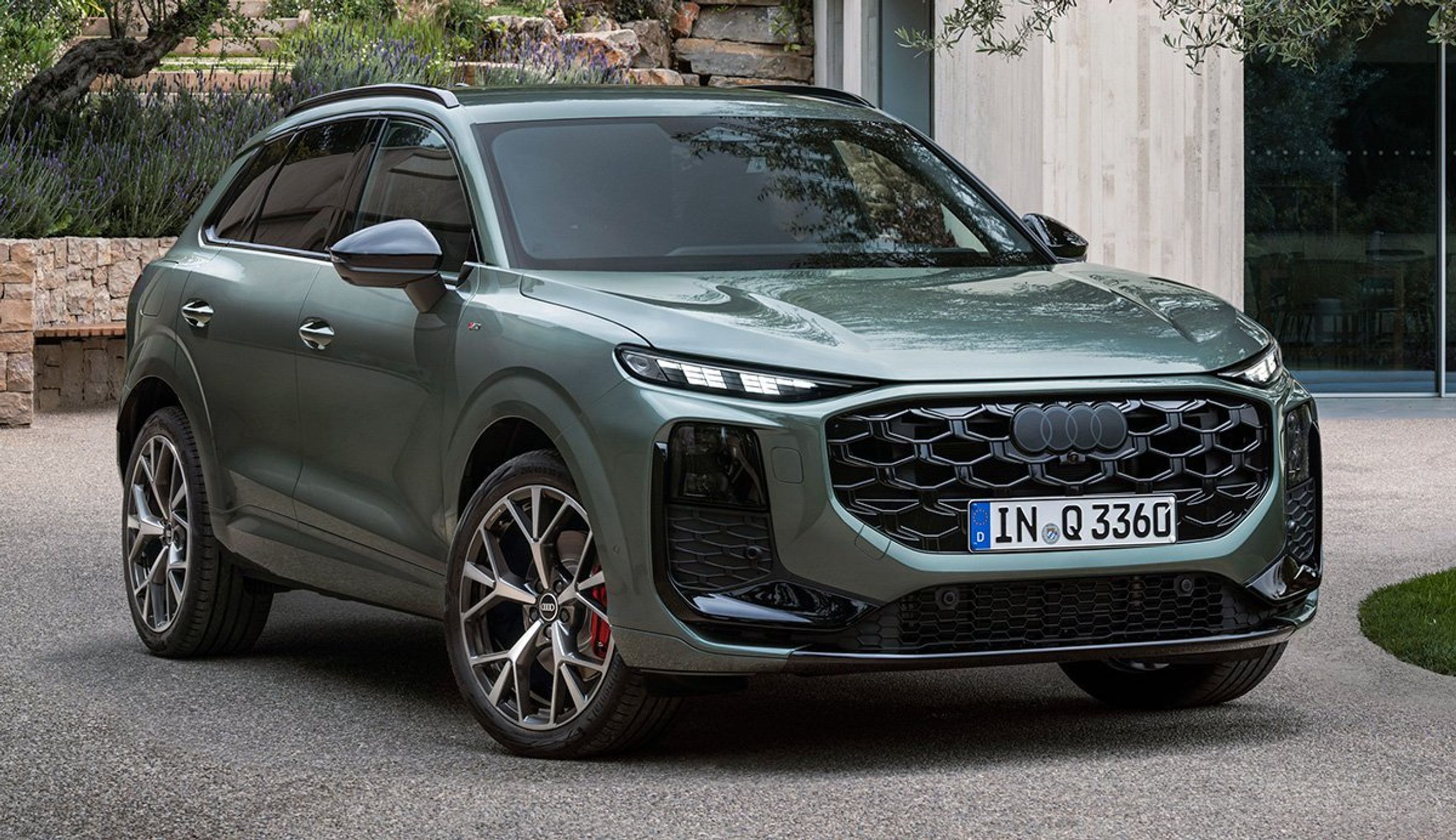 Audi Q3 forfra.