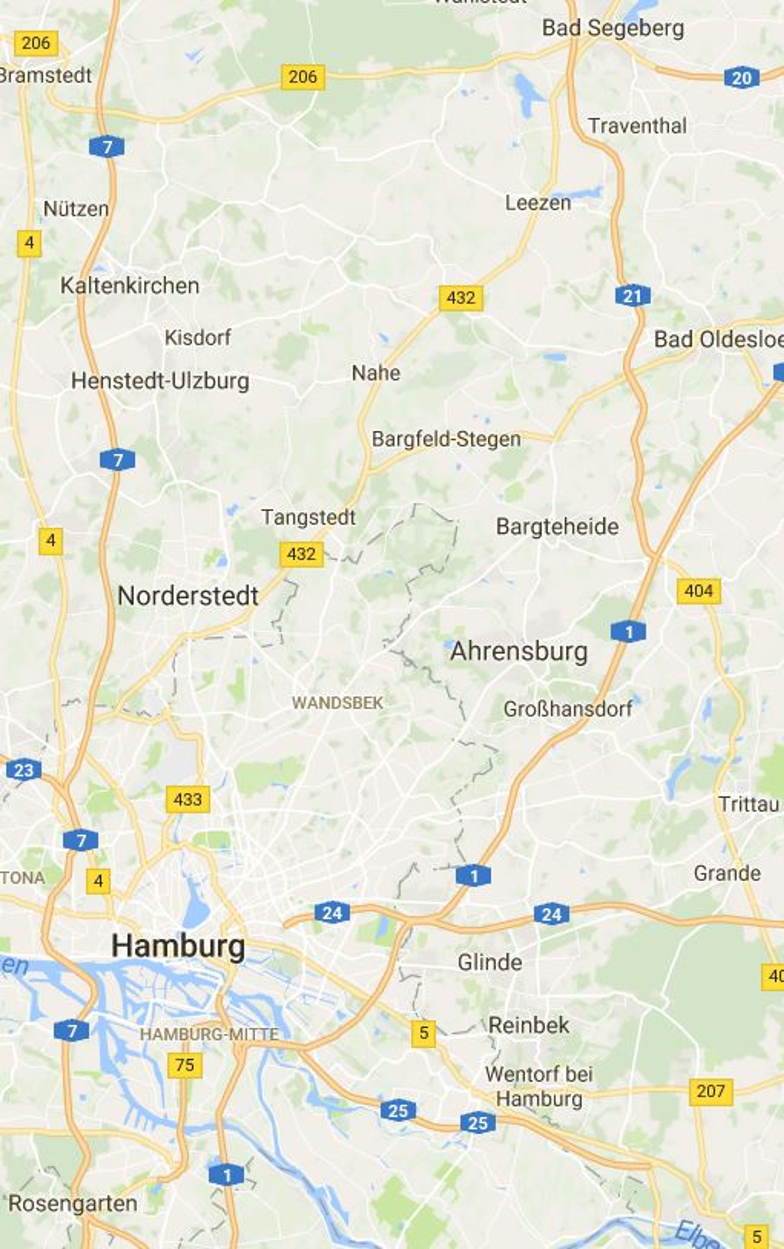 En del af Autobahn A7 spærres i weekenden 16.-17. september.  Danskere der skal længere sydpå vil blive ledt mod Bad Segeberg ad Autobahn A21 og A1. Syd for Hamborg er det muligt at komme tilbage på A7.