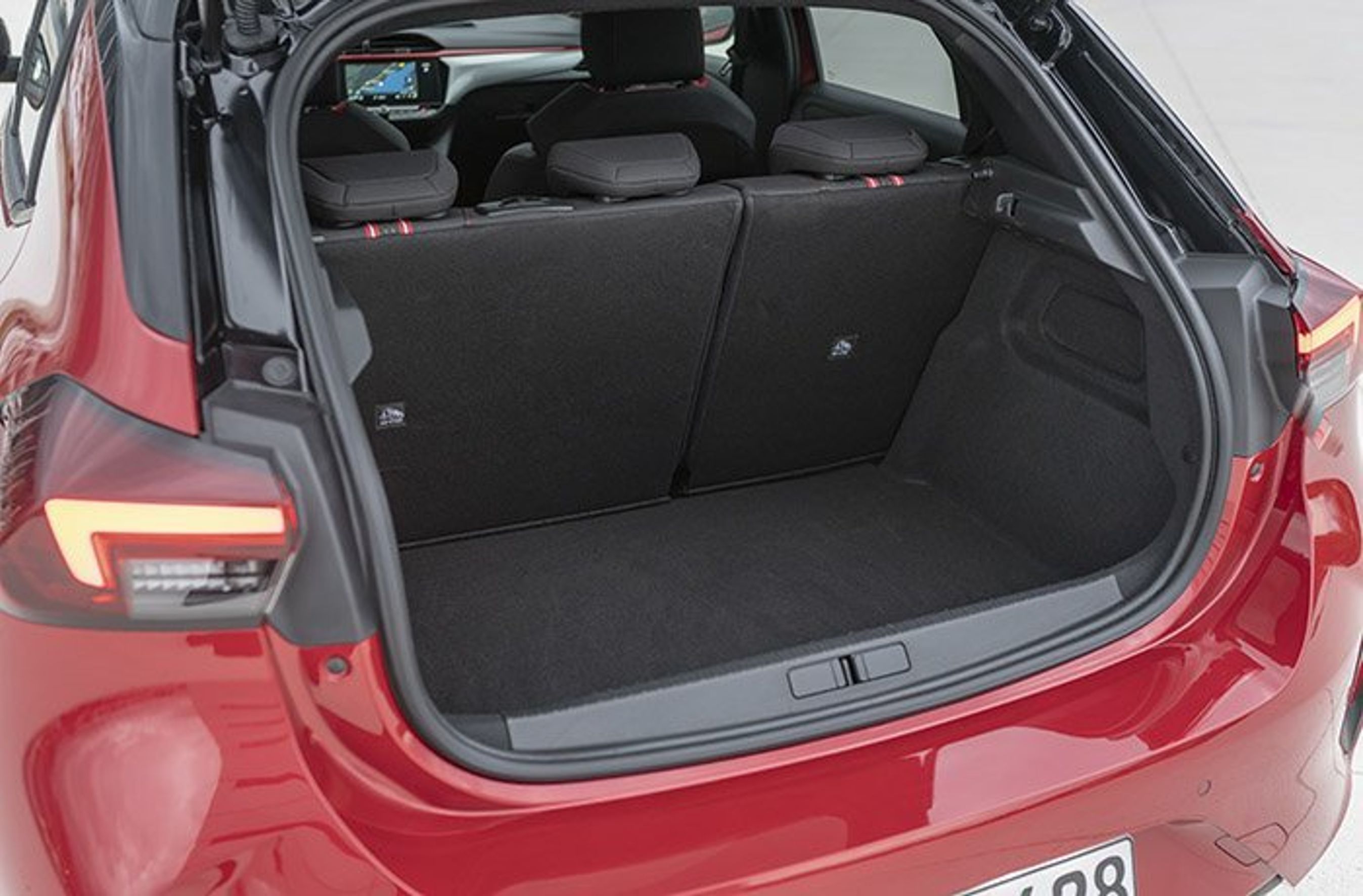 Opel Corsa bagagerum