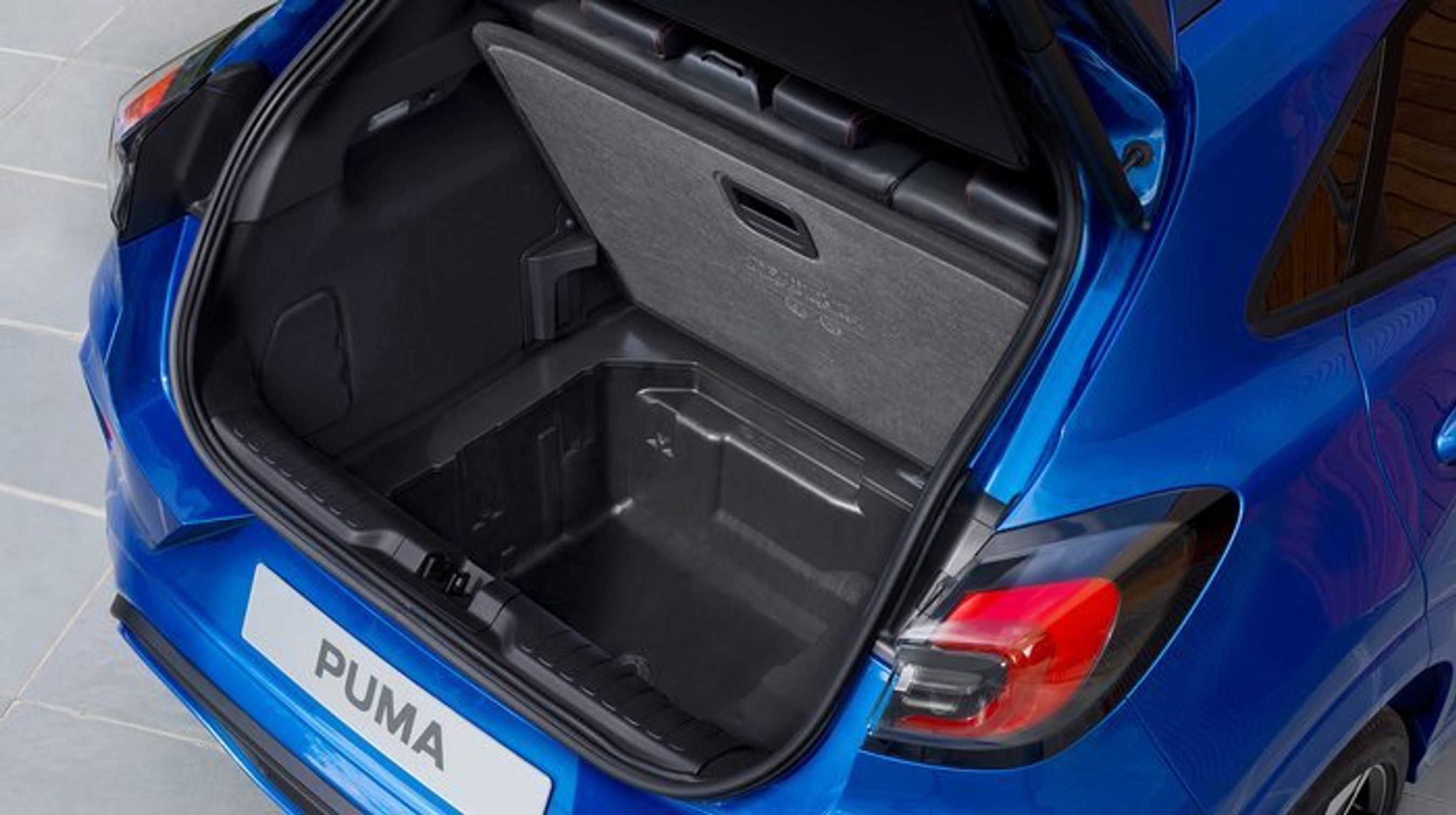 Bagagerummet er dybt.