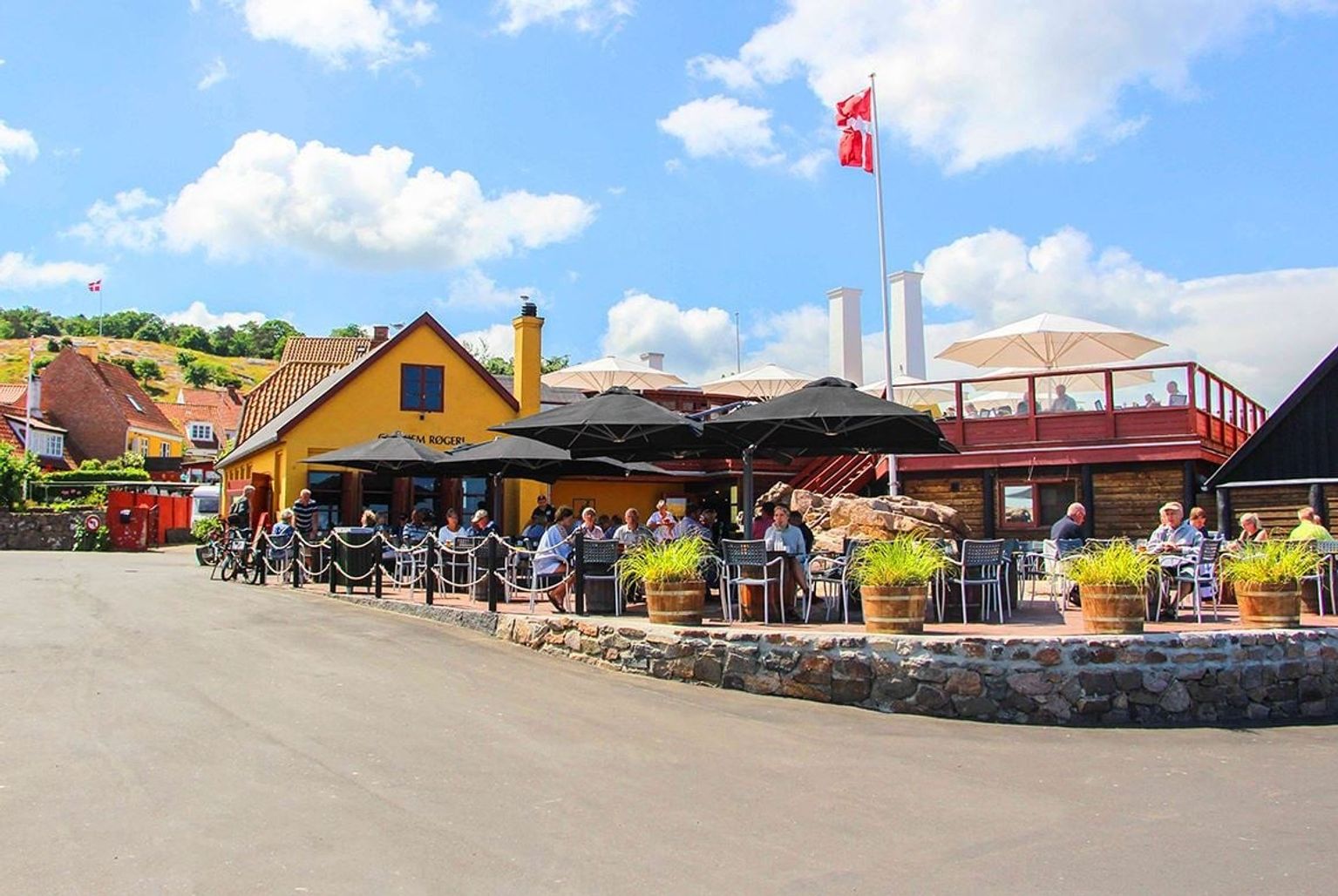 Fiskebuffet i Gudhjem på Bornholm