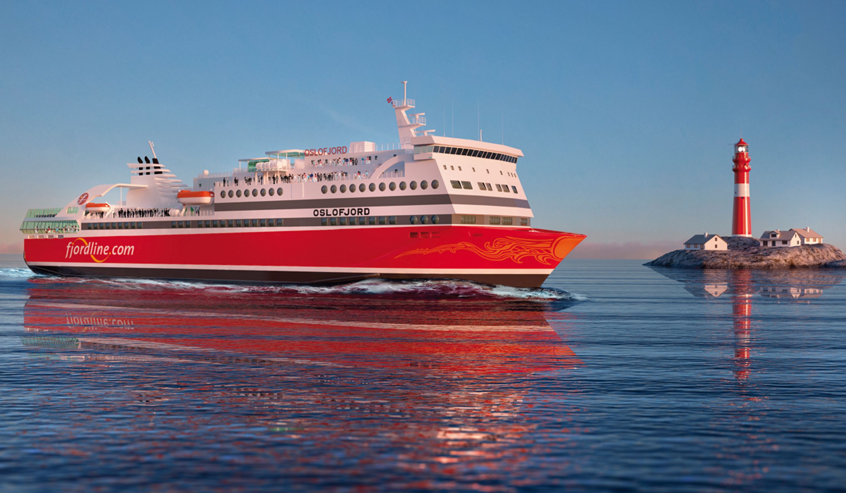 Skibet Oslofjord er efter en ansigtsløftning til 225 millioner indsat på ruten Strømstad-Sandefjord.