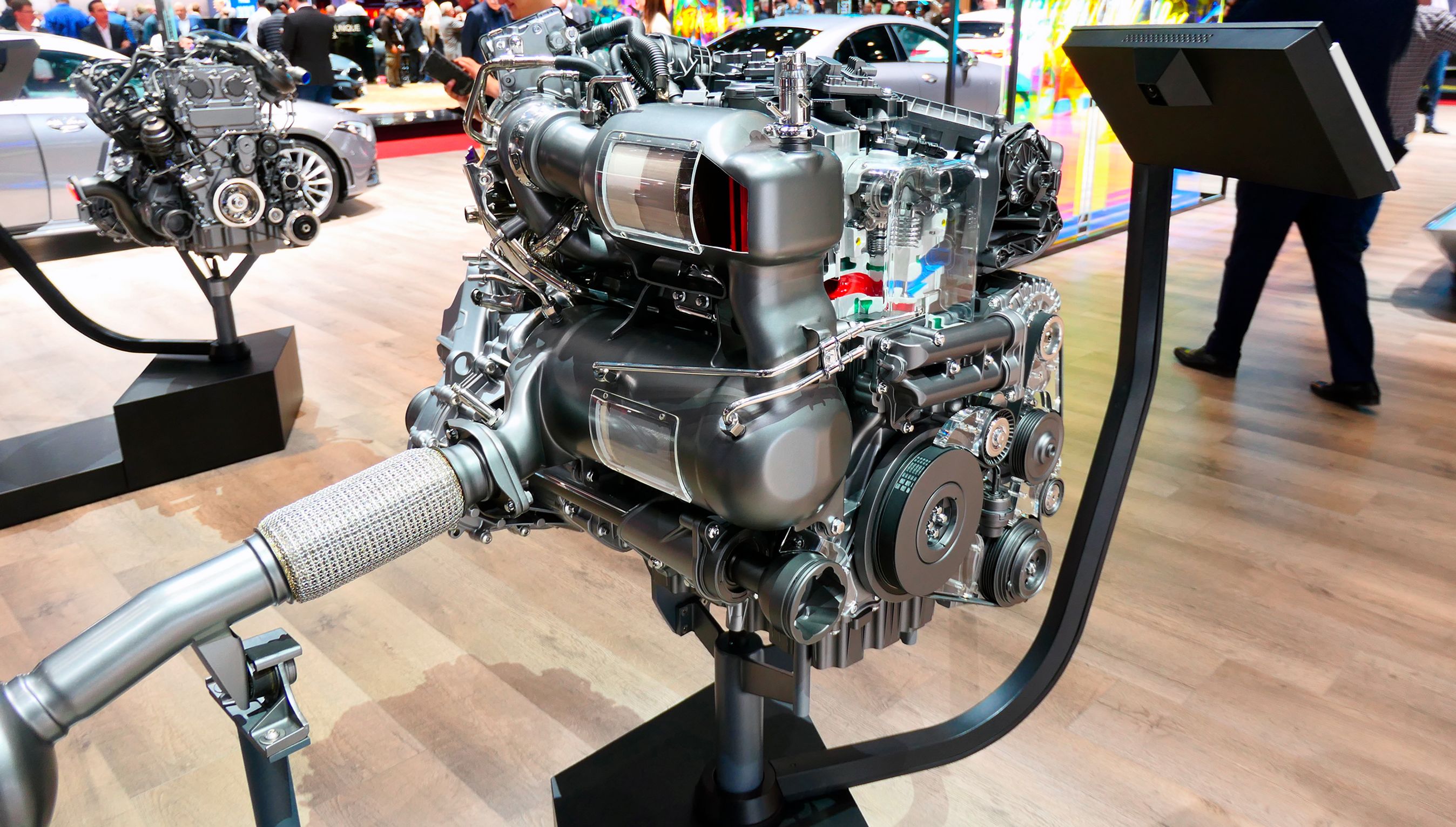 Mercedes' helt rene dieselmotor.