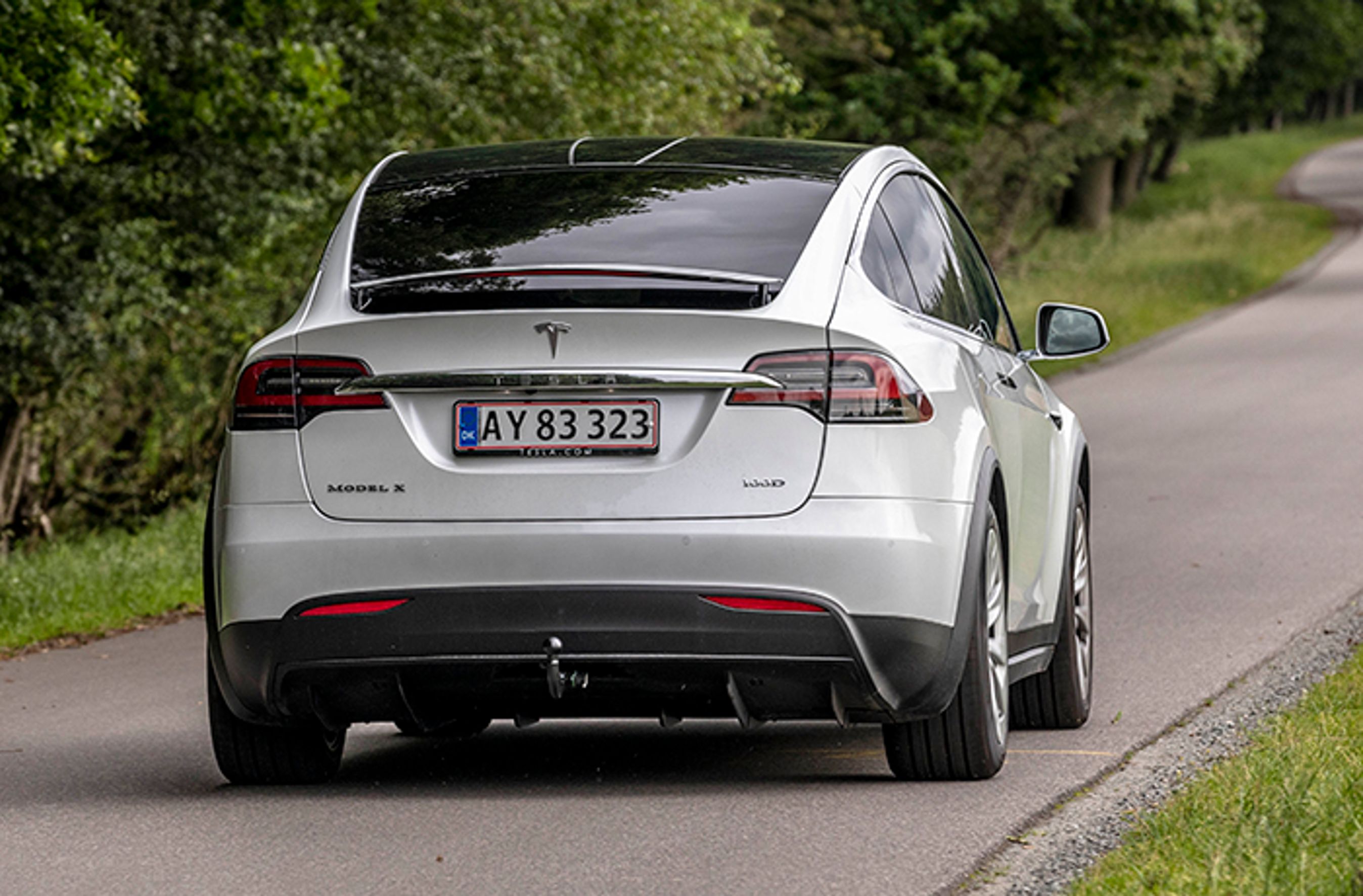 Tesla Model X set bagfra