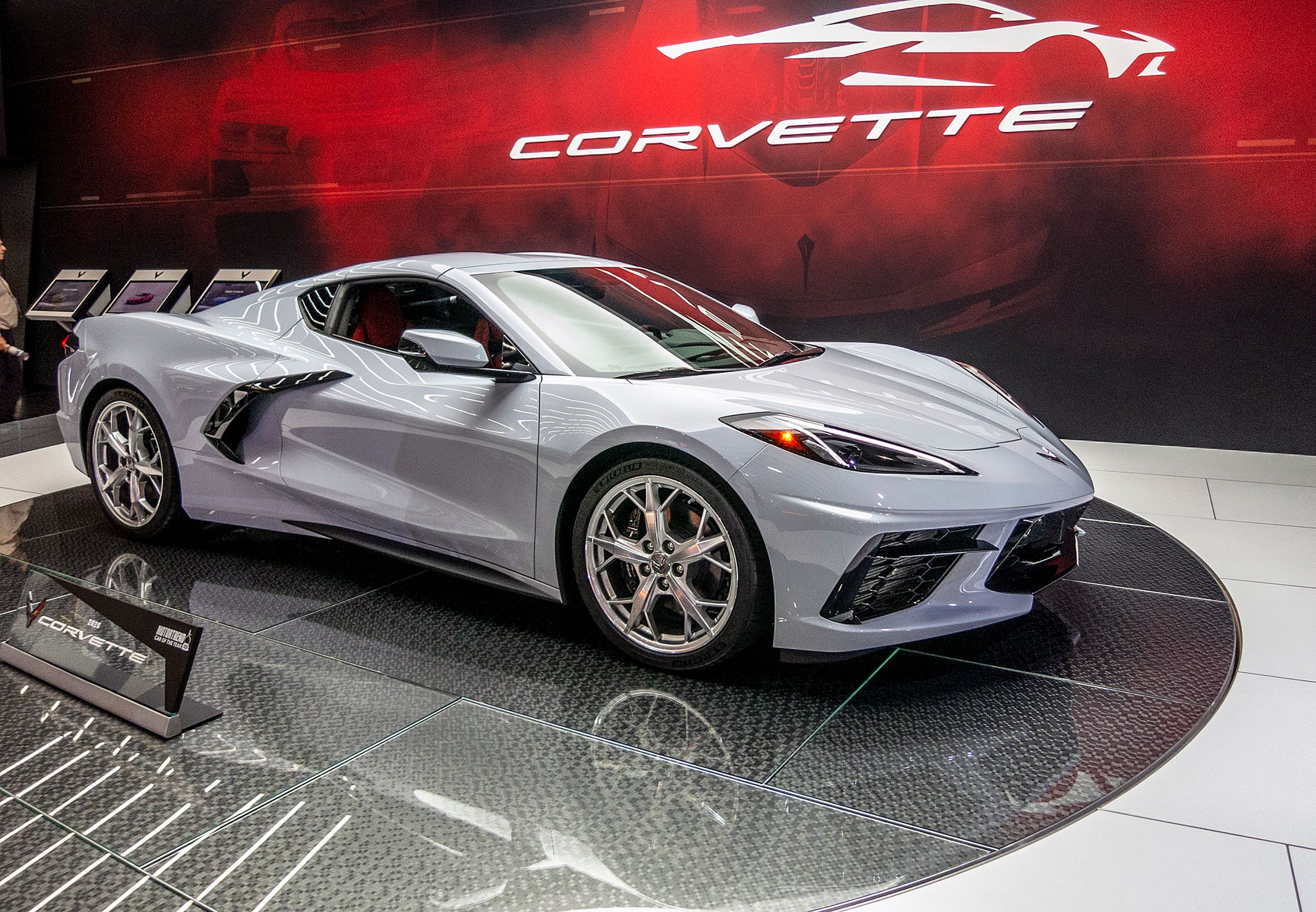 Den nye Corvette debuterer på Los Angeles Auto Show 2019.