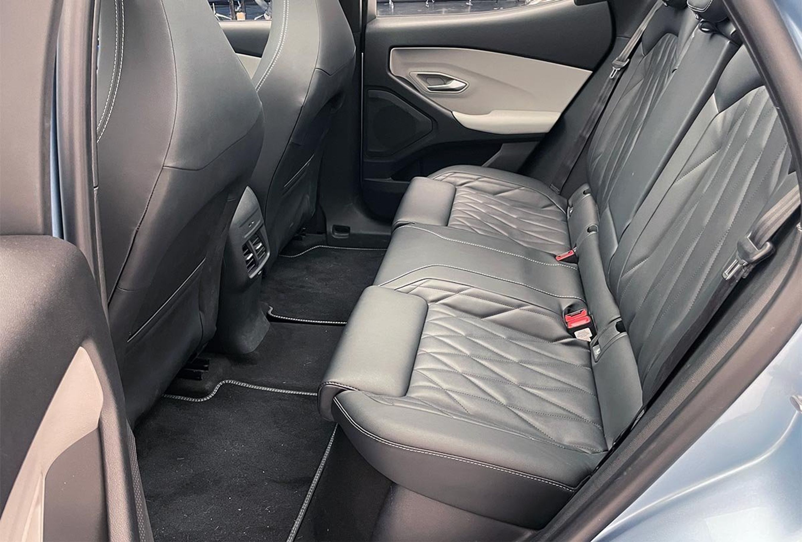 Bagsædet i Ford Explorer.