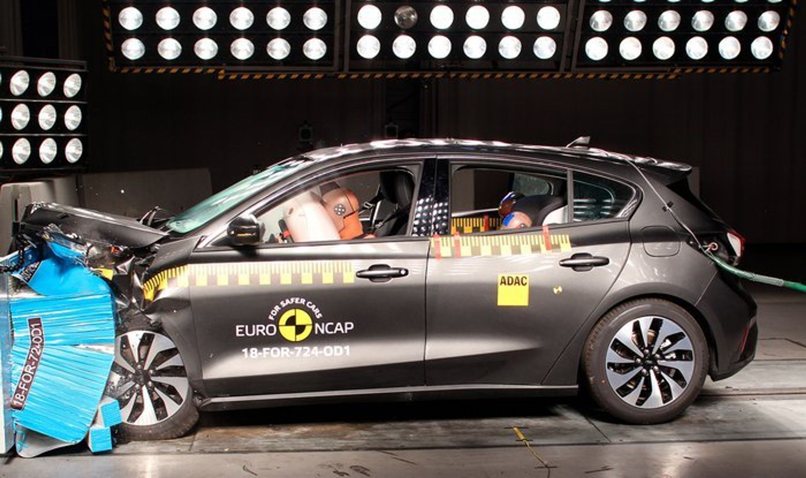 Ford Focus i kollisionstesten.