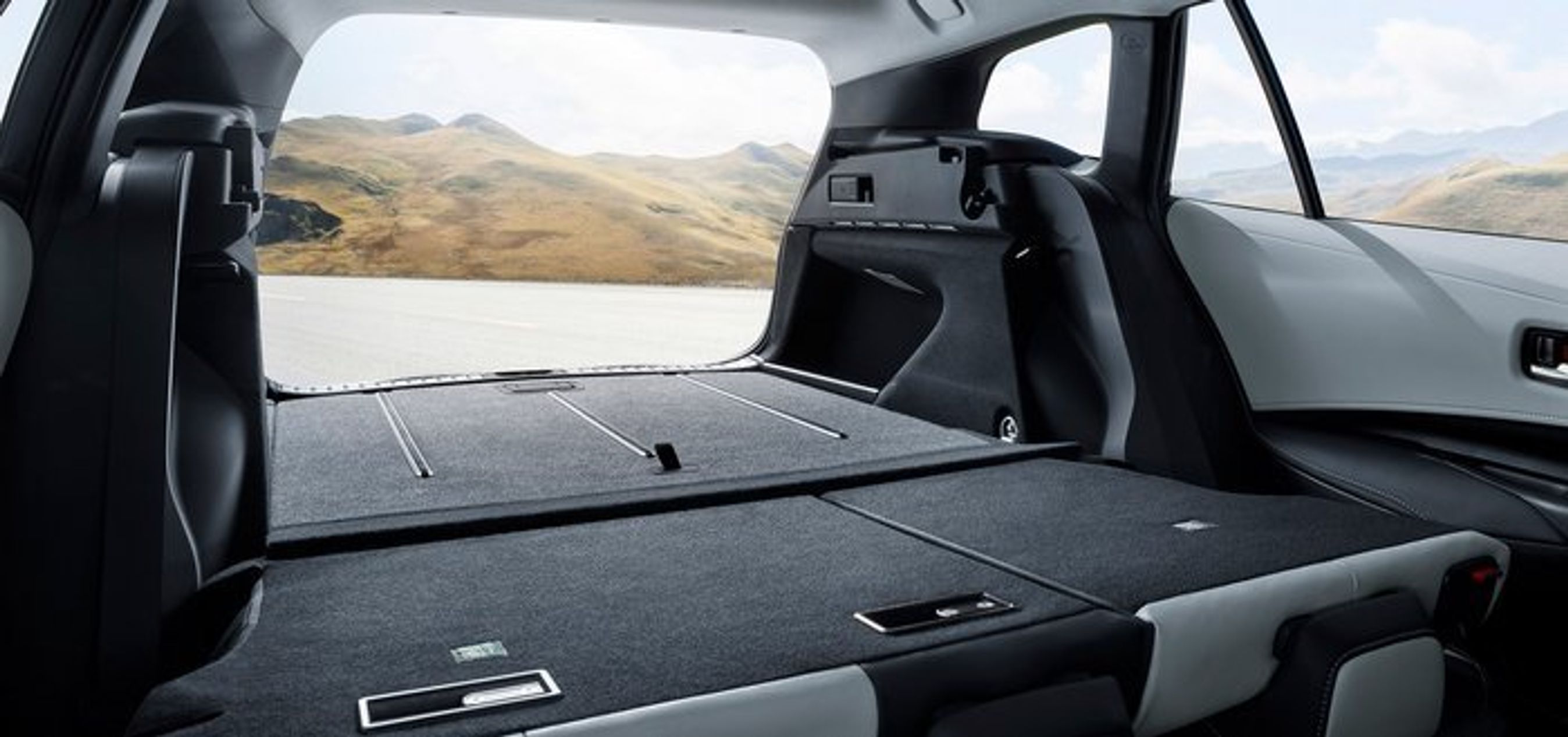 Bagagerummet i Corolla stationcar.