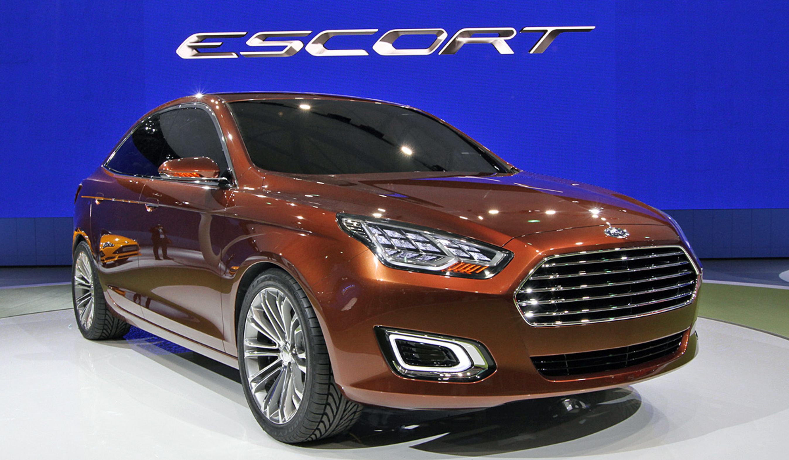 Ford Escort i den kommende 2014-udgave.