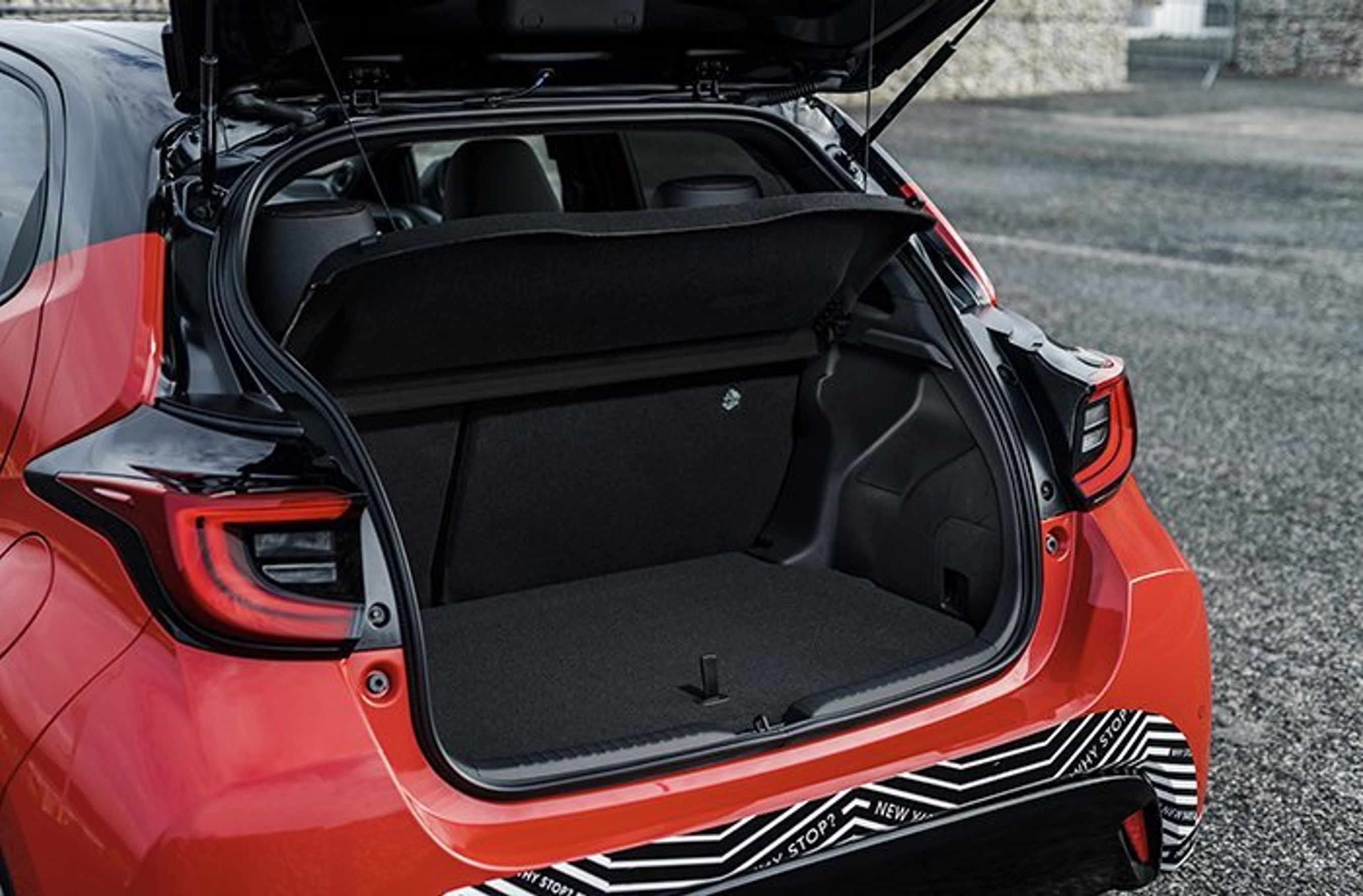 Bagagerum i Toyota Yaris