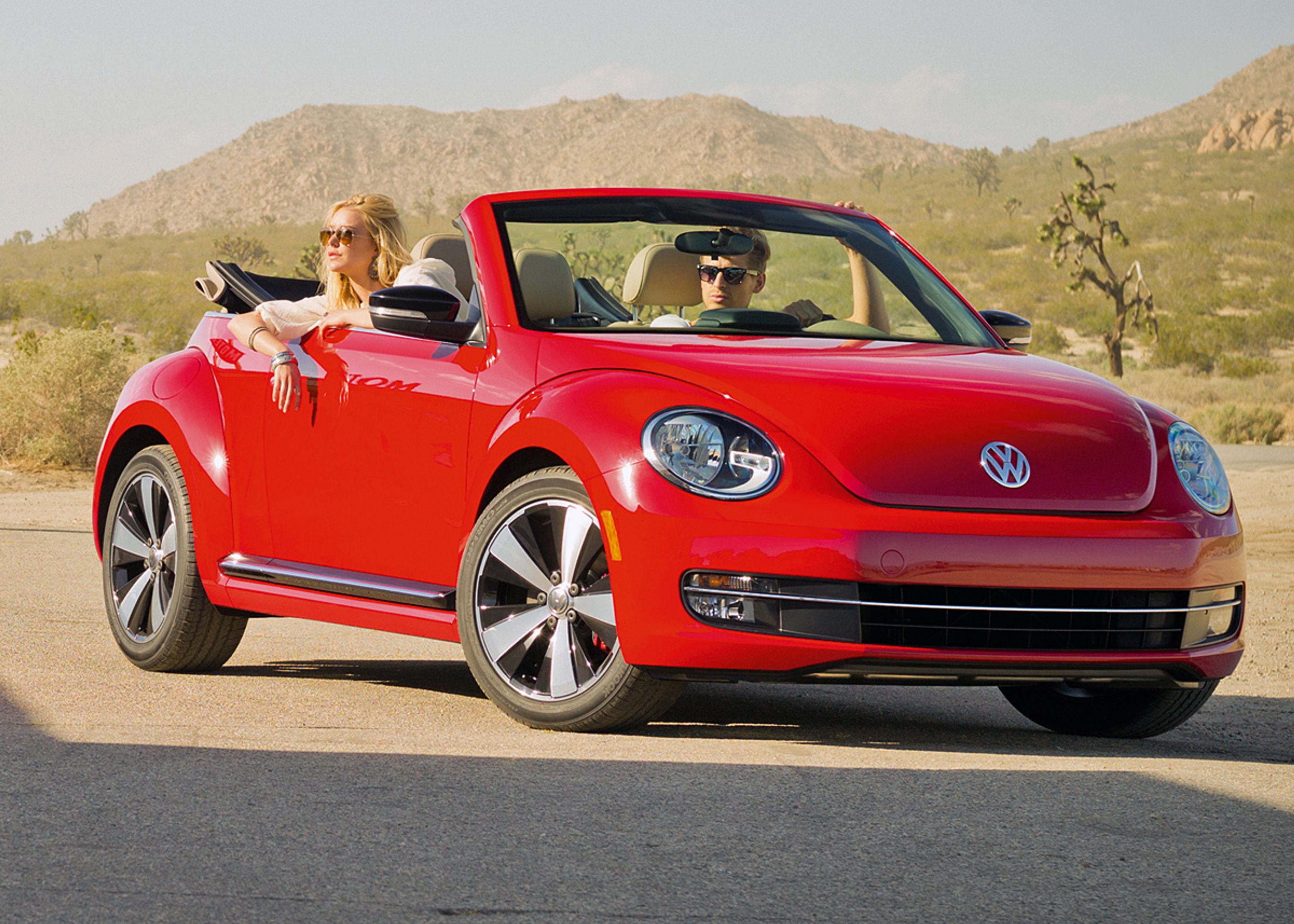 Som den almindelige Beetle er cabrioleten bliver mindre nuttet og mere voksen at se på end forgængeren.