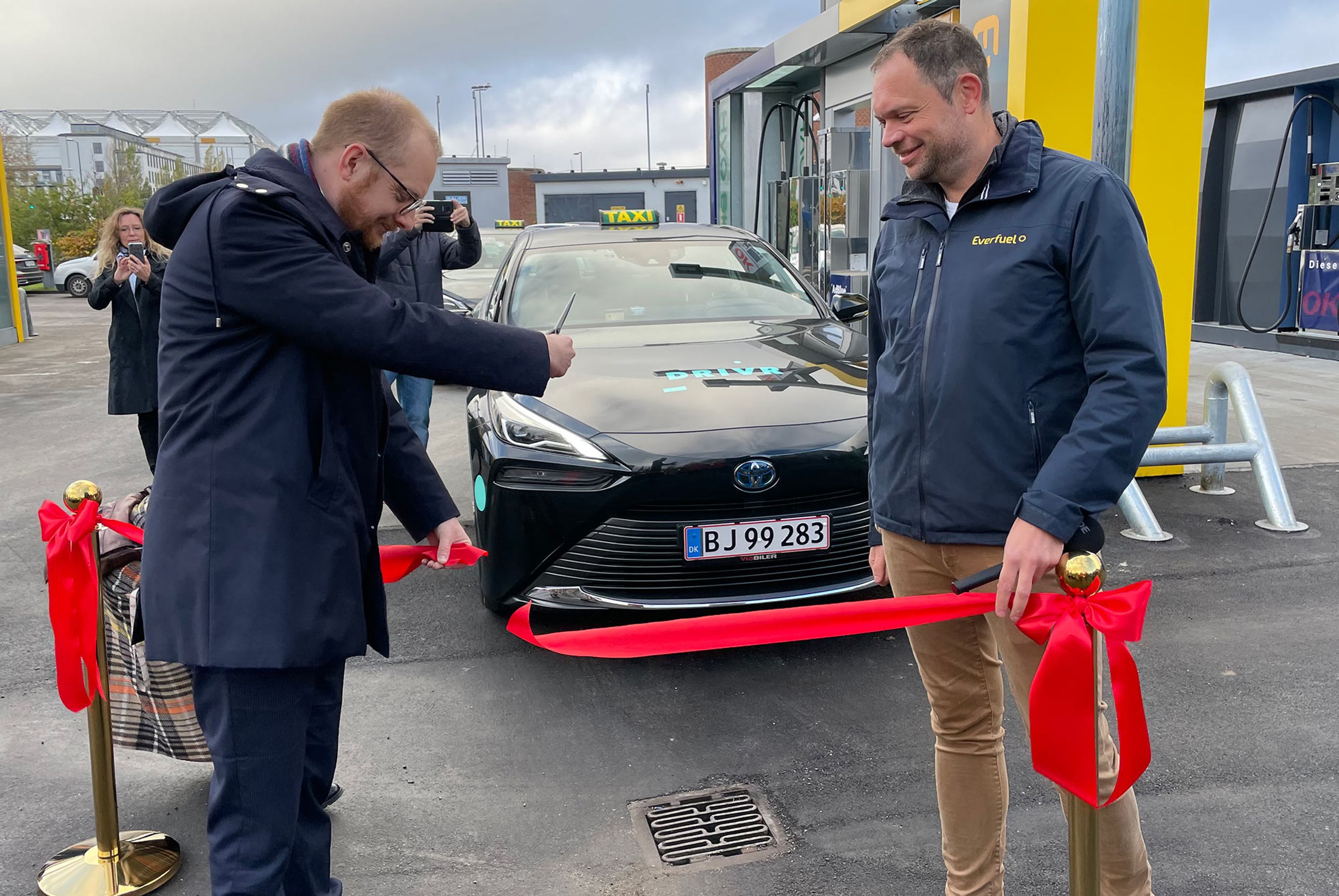 Brinttankstationen på Amager blev indviet midt i november.