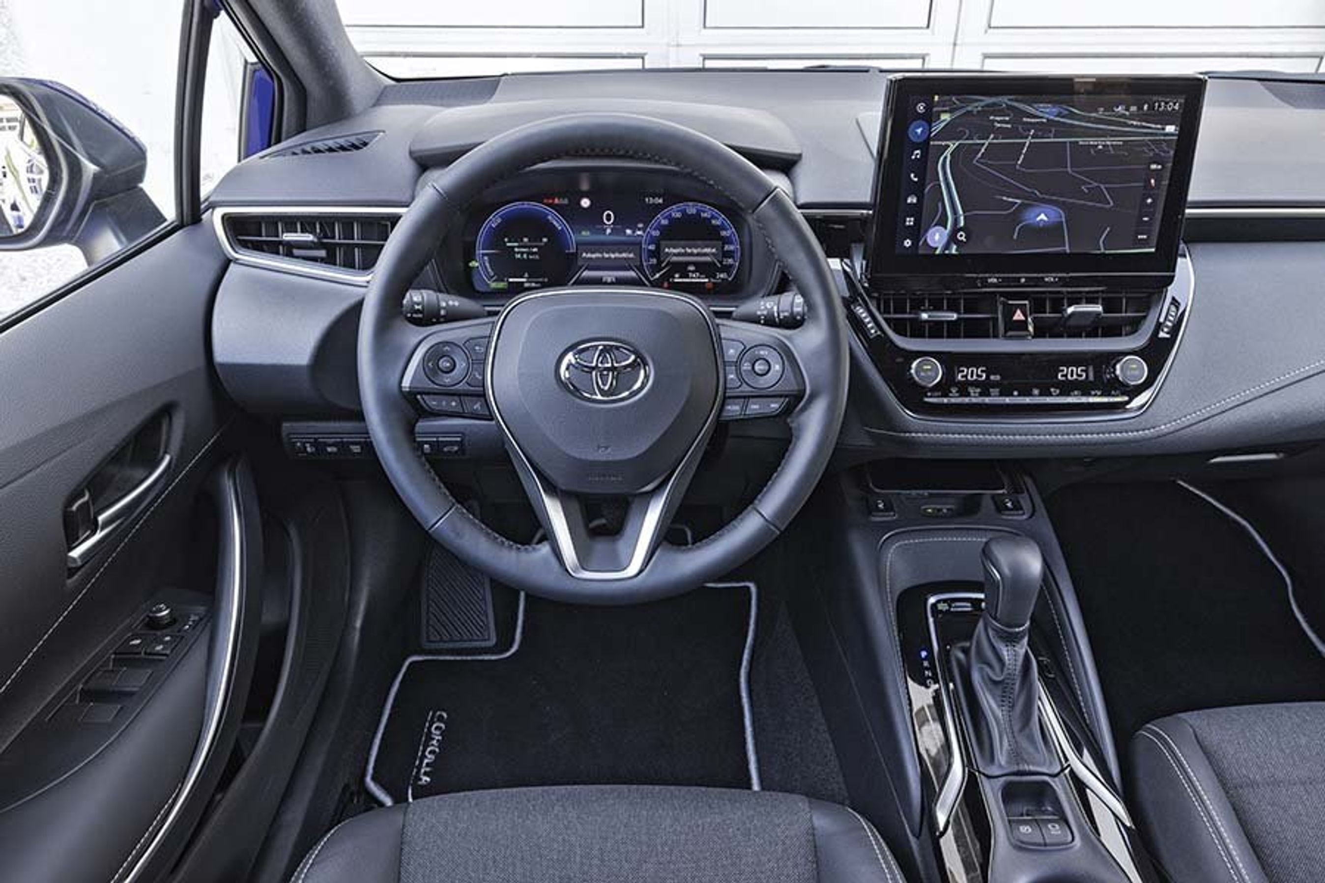 Kabinen i en Toyota Corolla Touring Sports