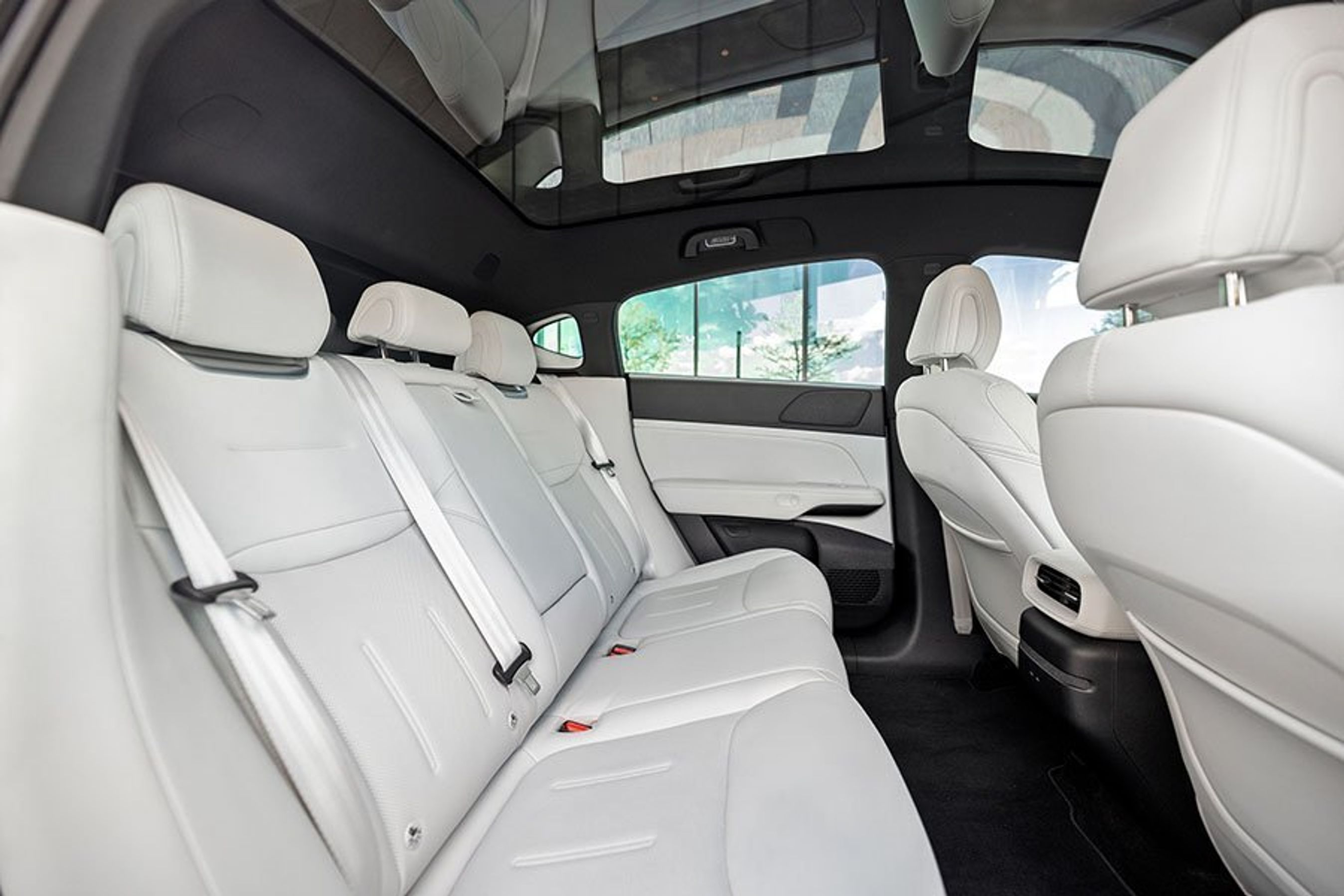 Bagsædet i en Xpeng G6