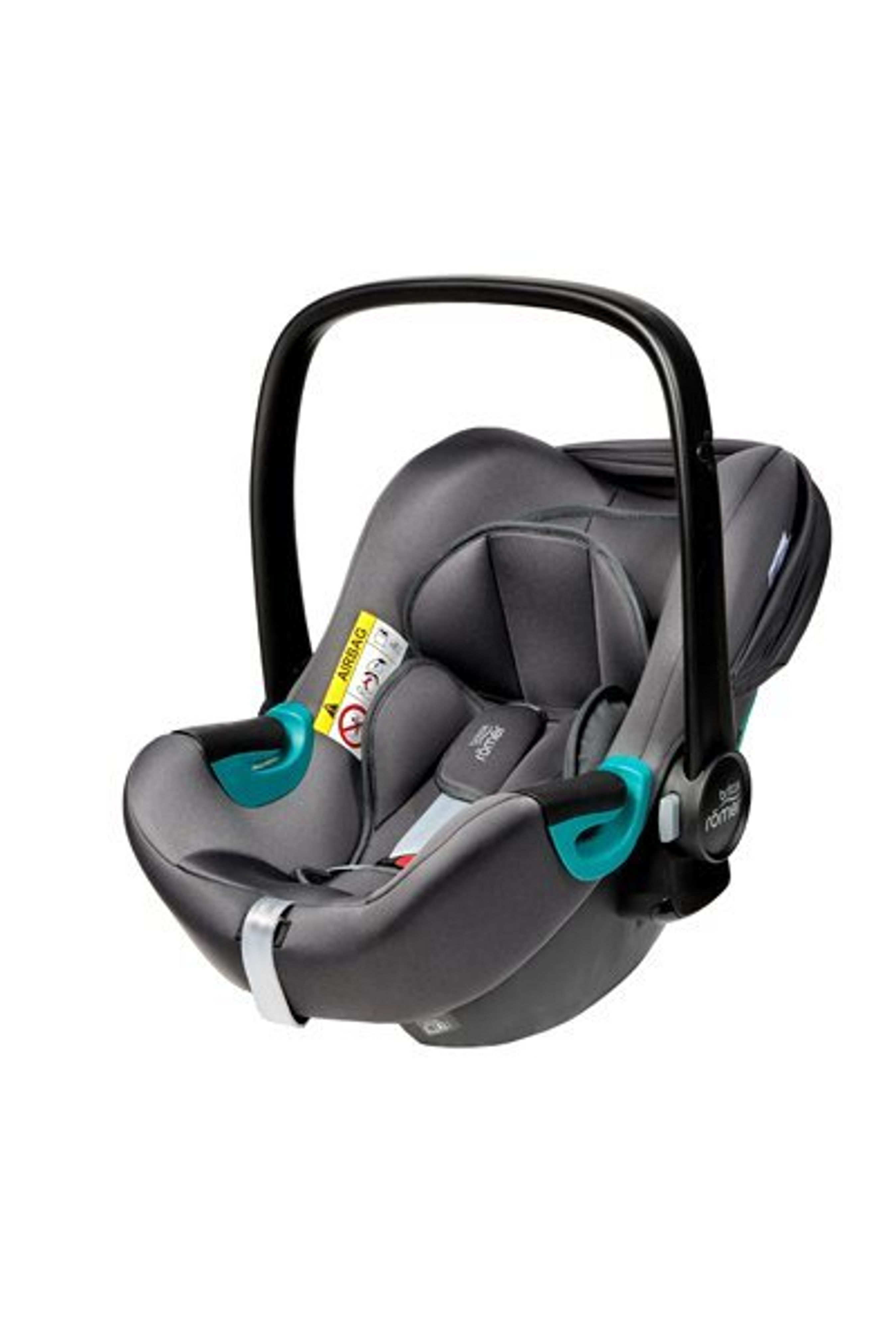 Billede af den testede autostol. 