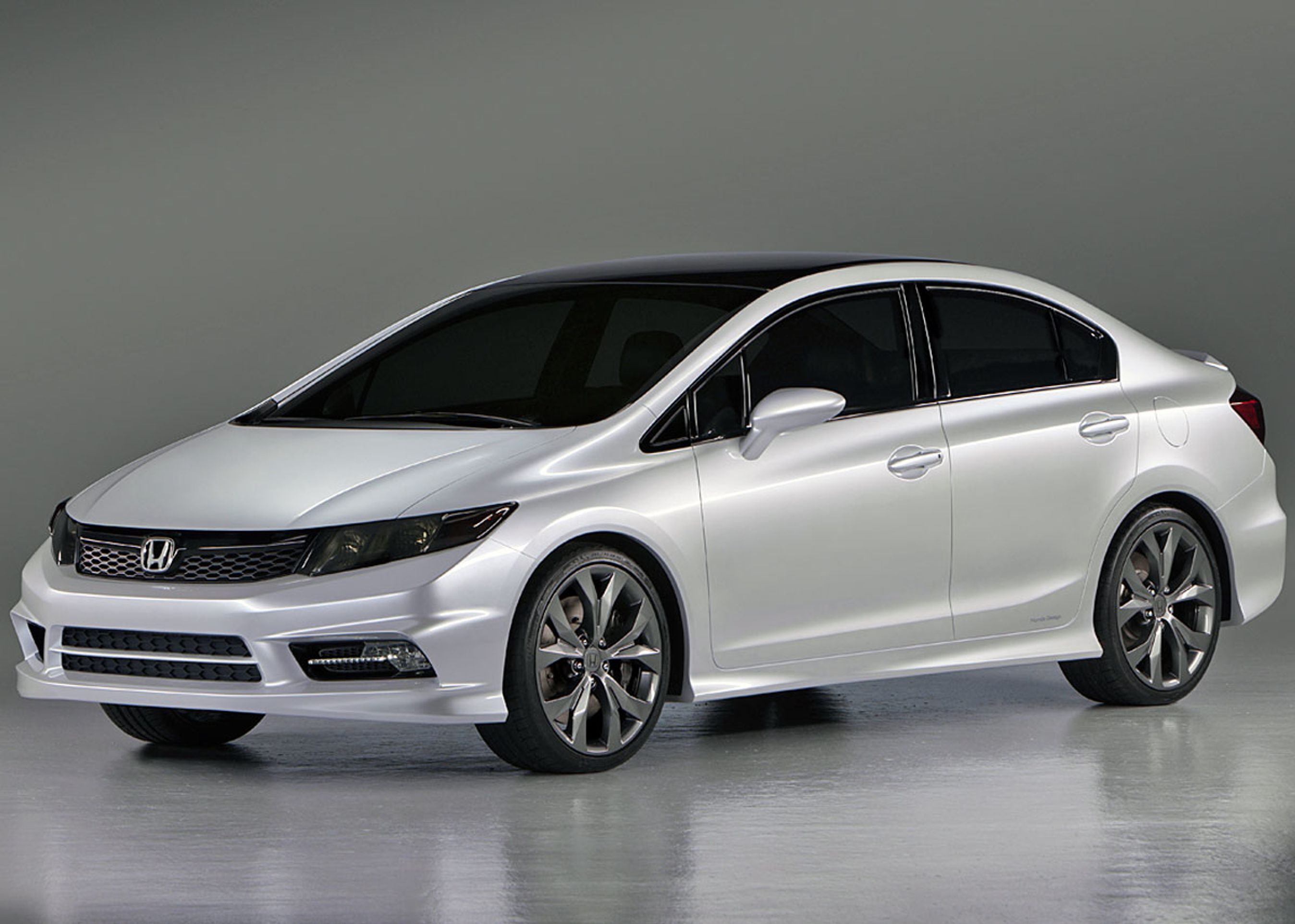 Den nye Honda Civic som den ser ud i den amerikanske sedan-udgave.