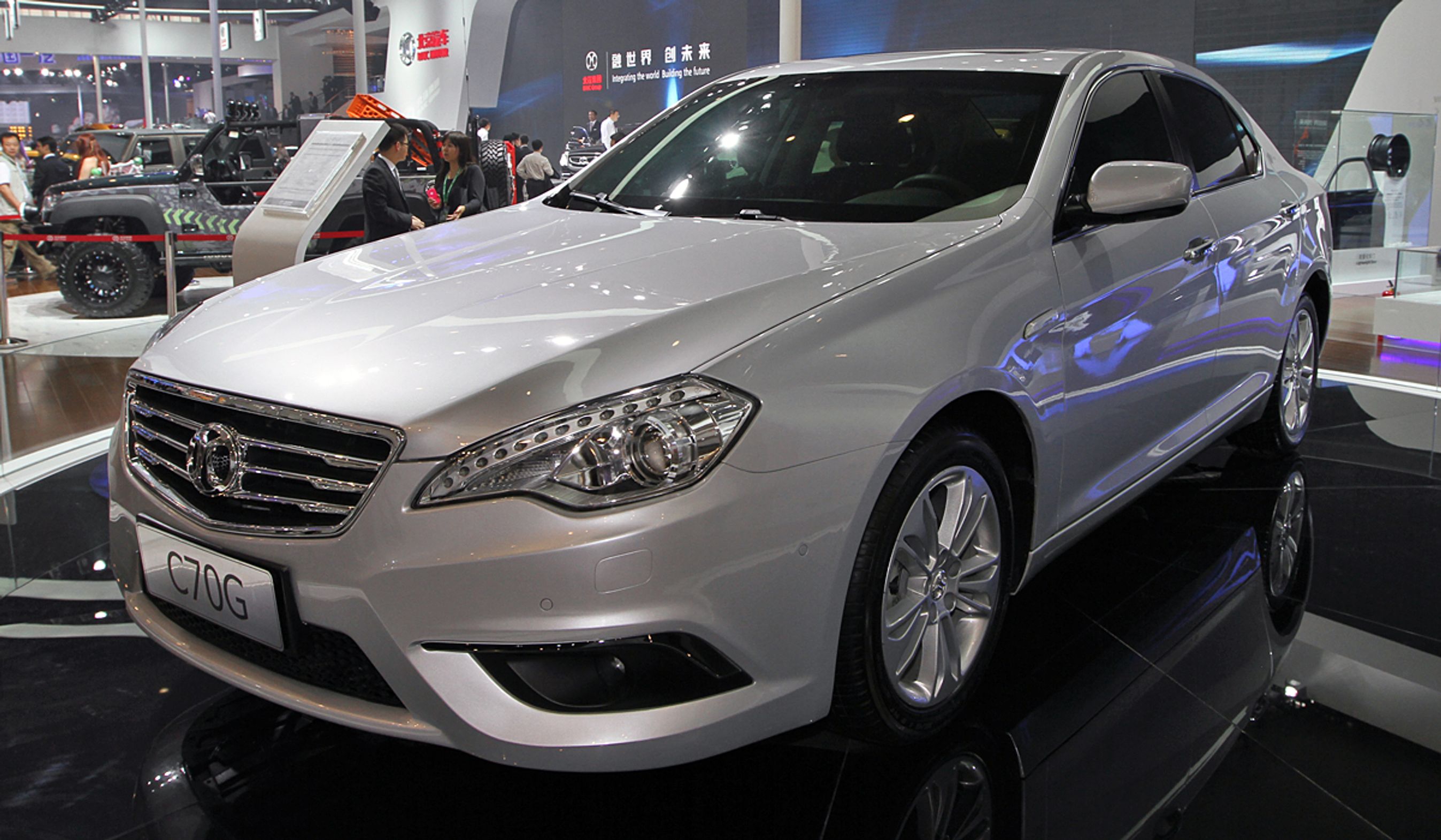 Saab 9-5 er ikke til at kende som BAIC C70G. 