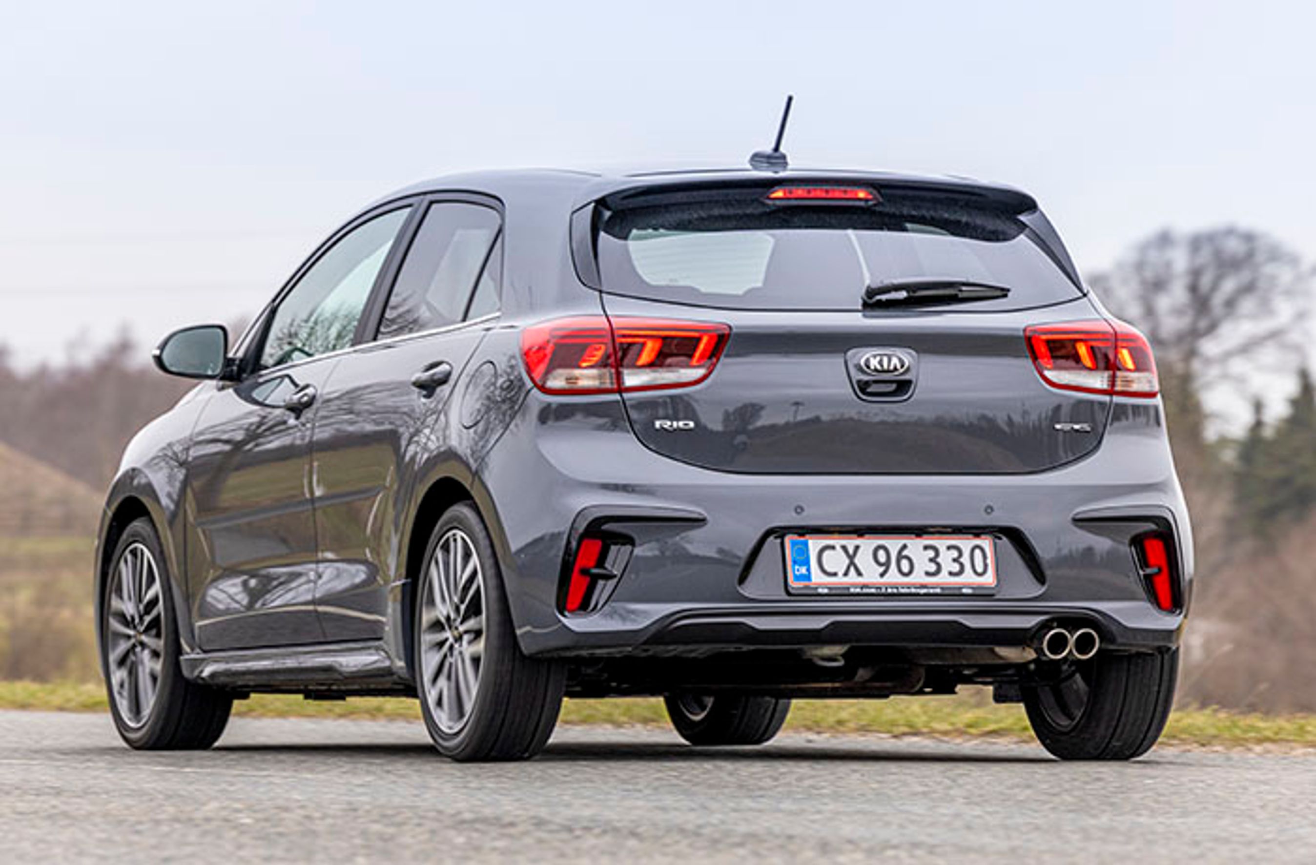 Kia Rio set bagfra