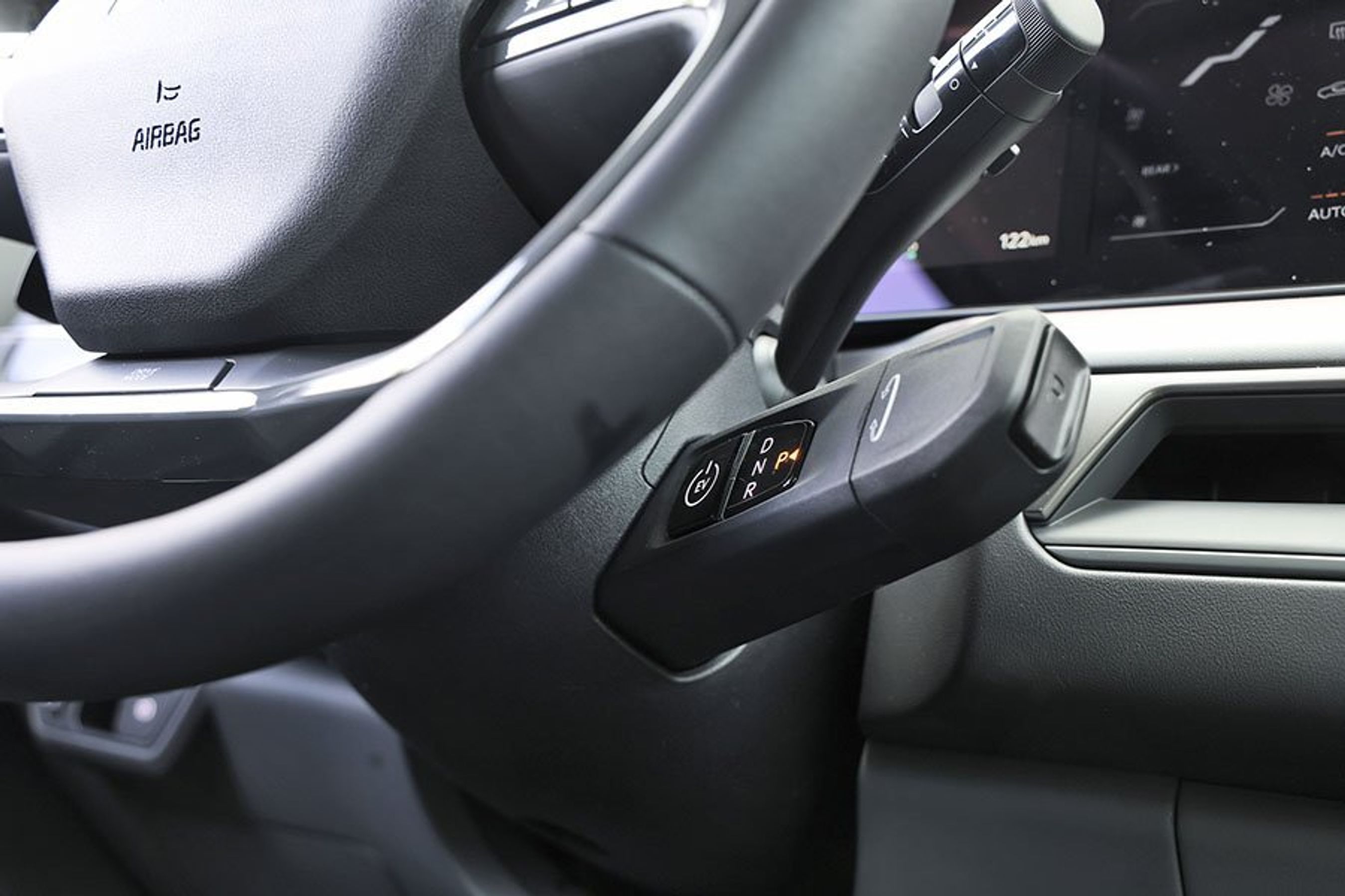 Gearvælger i en Kia EV9