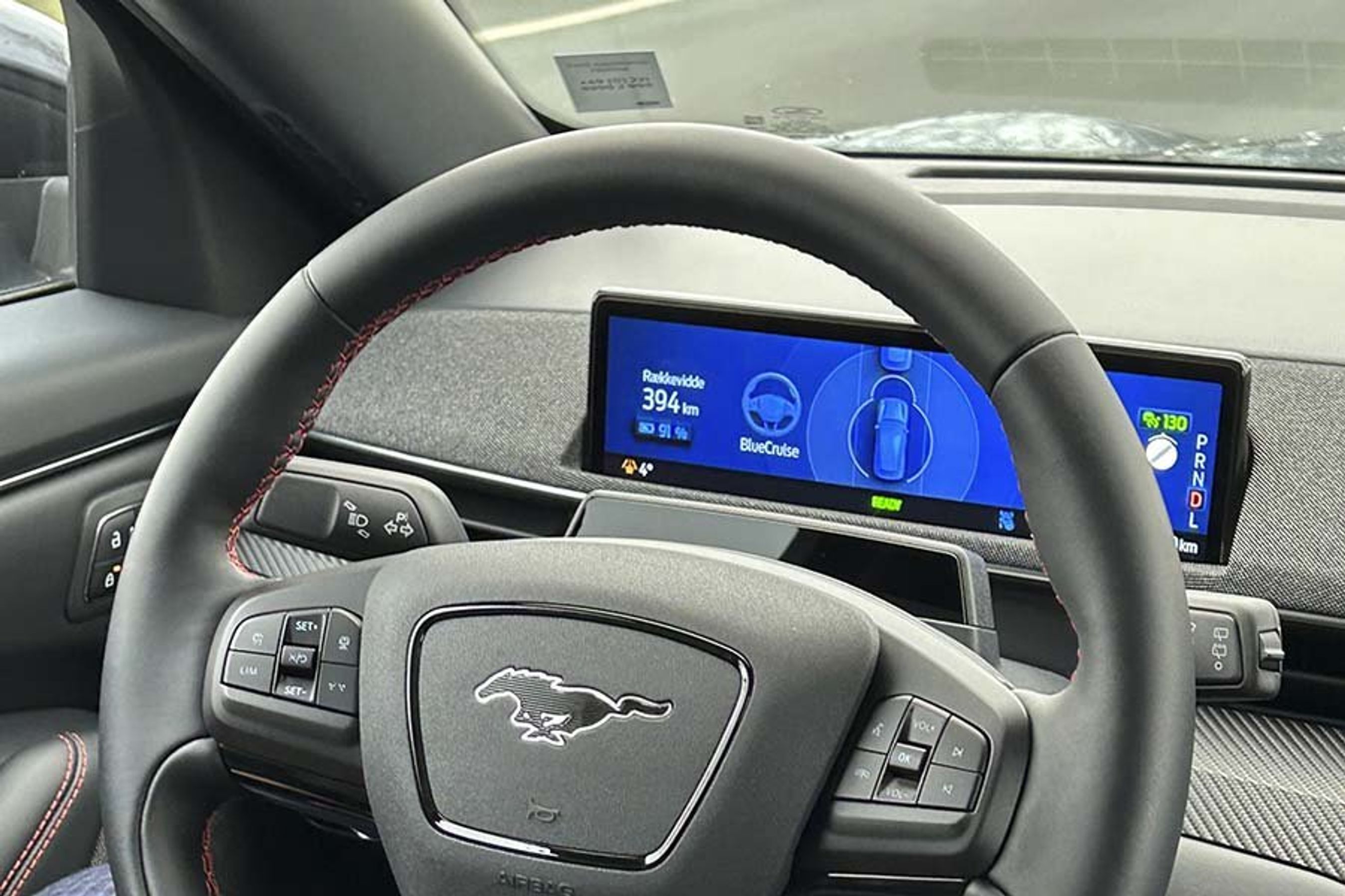 Rat med BlueCruise slået til.