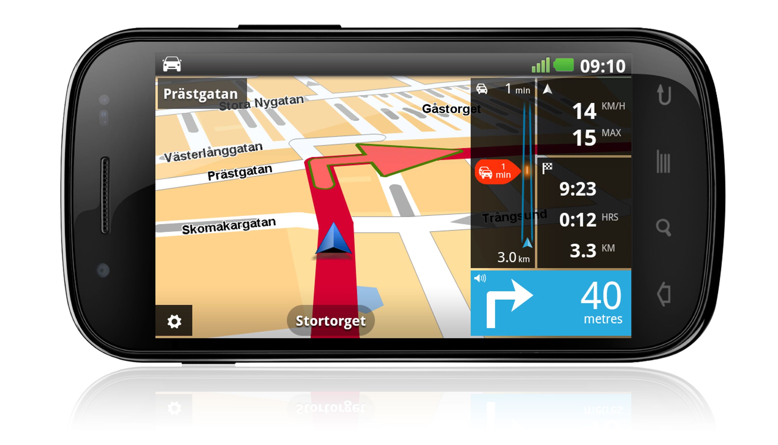 Nu er TomTom også klar til Android-telefonerne. Men ikke alle telefoner er kompatible med navigationssoftwaren.
