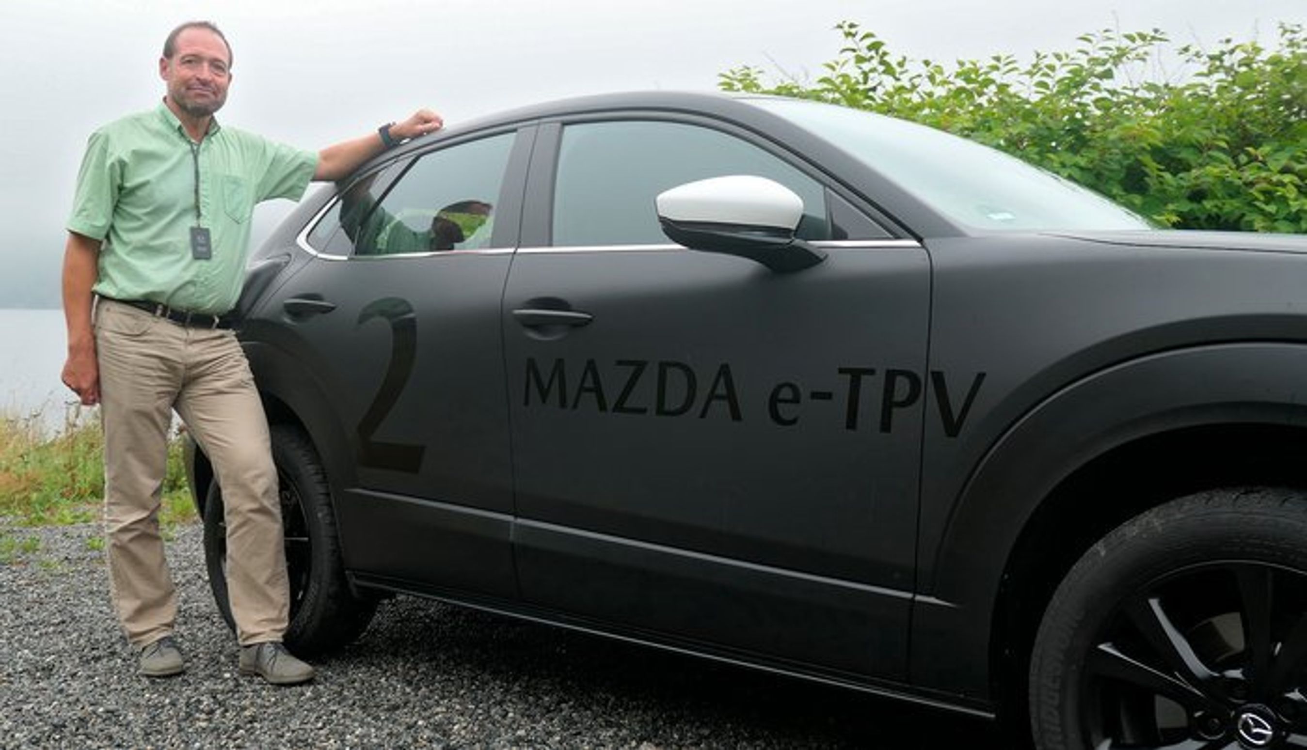 Motor har som et af få medier i verden prøvet prototypen til Mazdas kommende elbil.