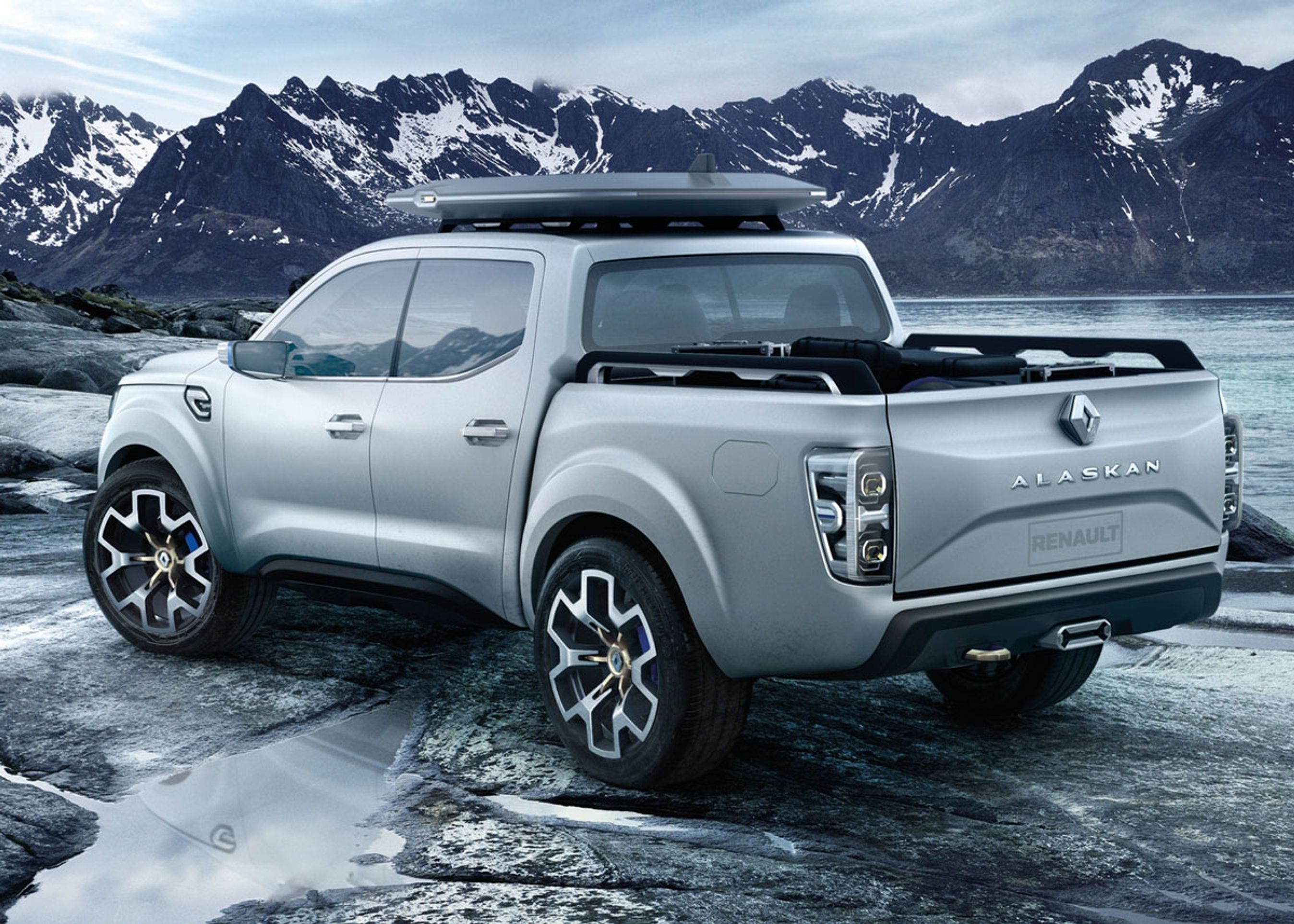 Renault kalder indtil videre Alaskan et koncept, men forvent ingen særlig forandring, når produktionsmodellen vises næste år. Foto: Renault