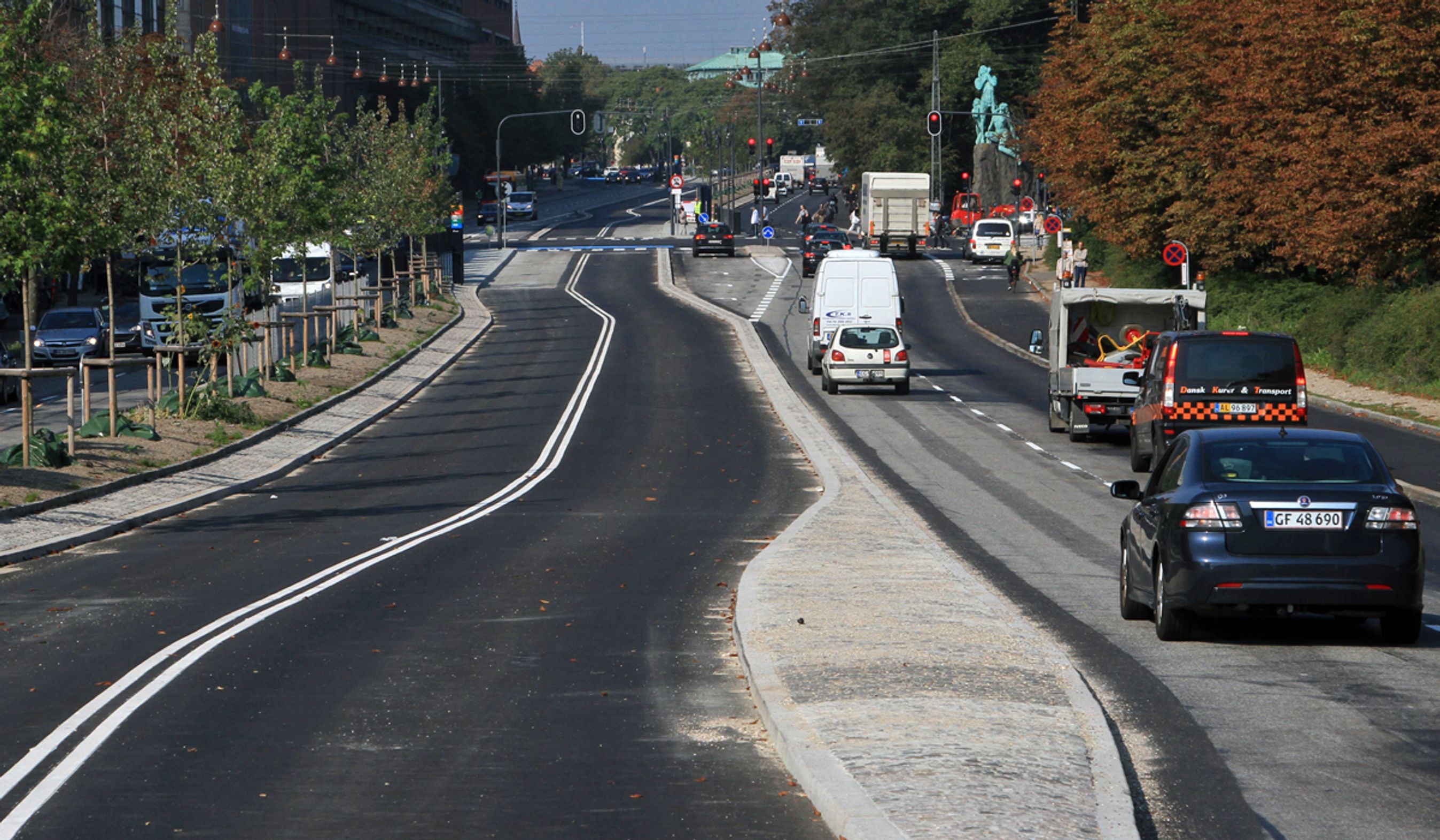 Den nye busgade i København.