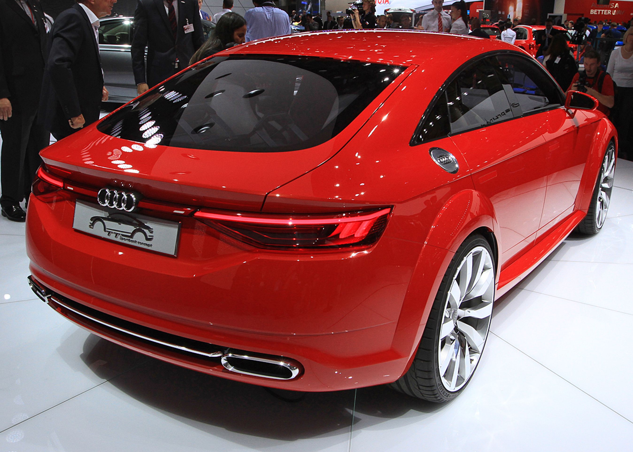 TT Sportback er en lavere, længere og bredere udgave af A3 Sportback. Og mere elegant.  Fotos: Torben Arent, FDM