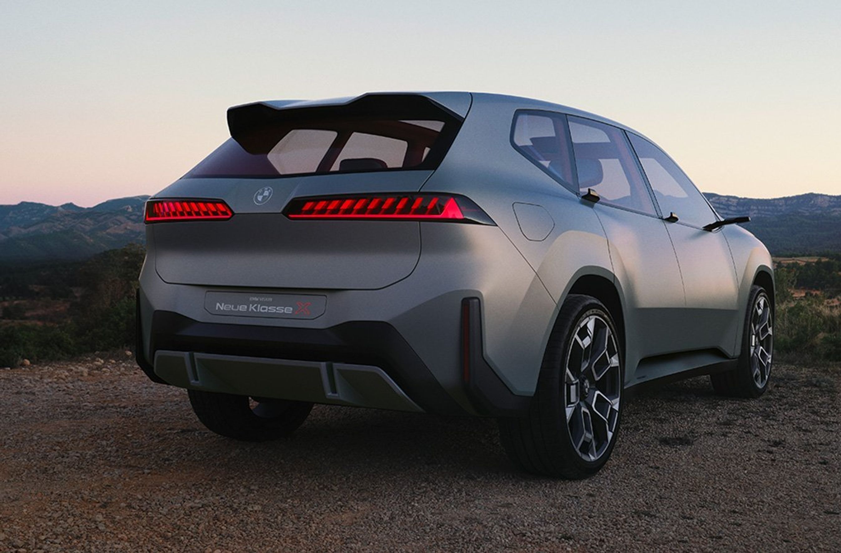 Bagpartiet af BMW Vision Neue Klasse X.