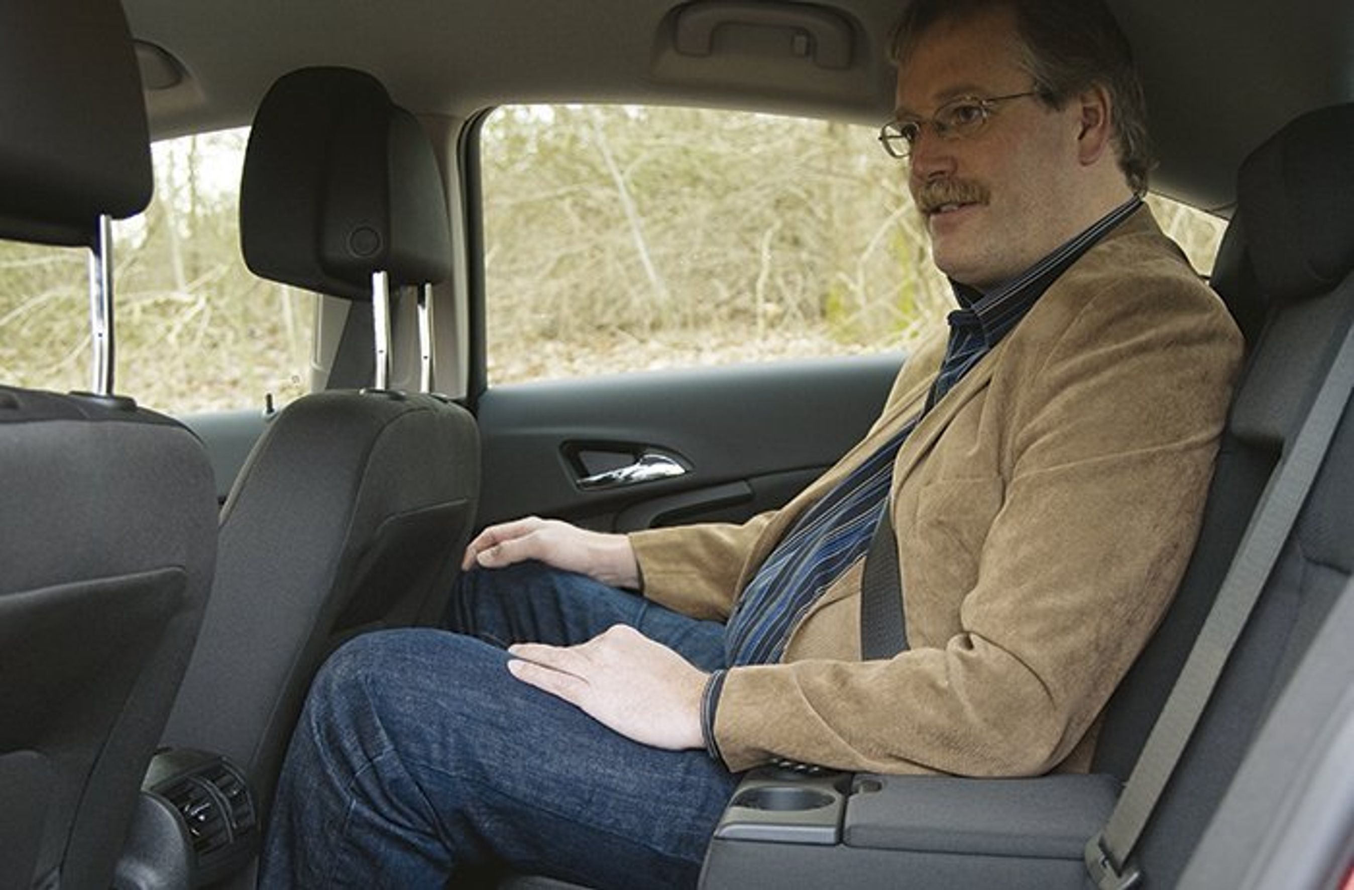 Bagsædepladsen er fin i Opel Insignia.