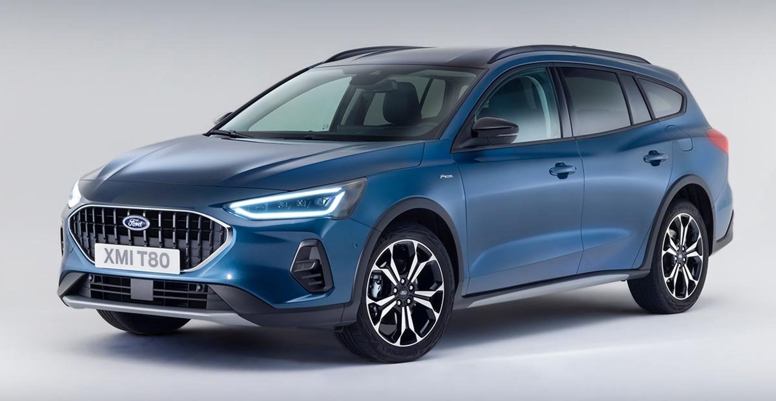 Ford Focus kommer til marts i en faceliftet udgave. Her ses en 'Active'-version med lettere SUV-pynt. 