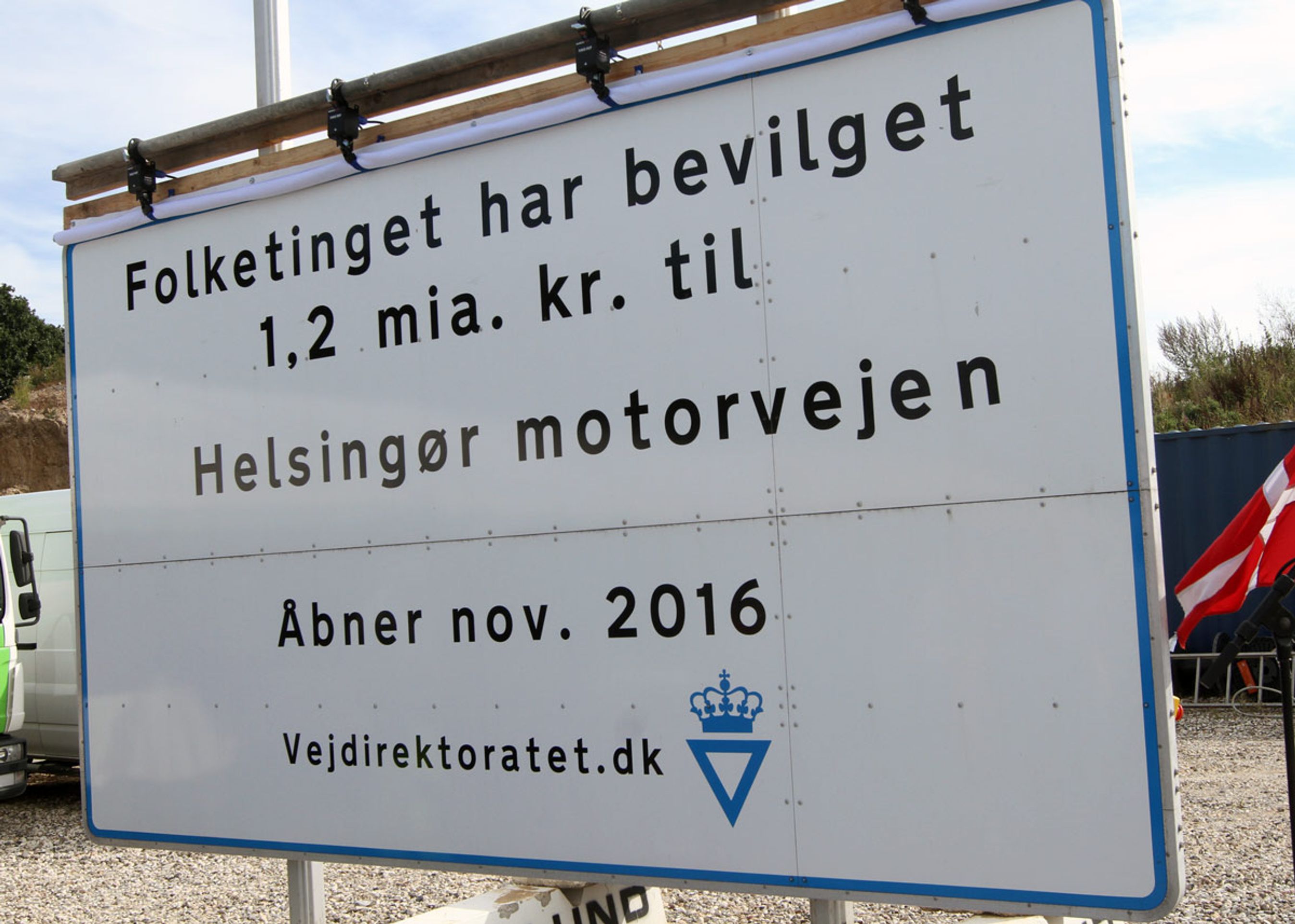 Udvidelsen af Helsingørmotorvejen er sket tre måneder før planlagt og bliver formentlig et par hundrede mio. kr. billigere end budgetteret.