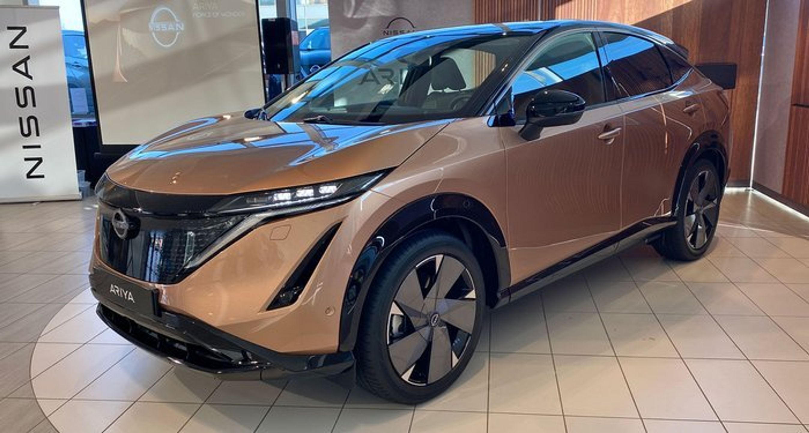 Nissan Ariya er en slags elektrisk Qashqai, men er noget større og væsentlig mere rummelig.