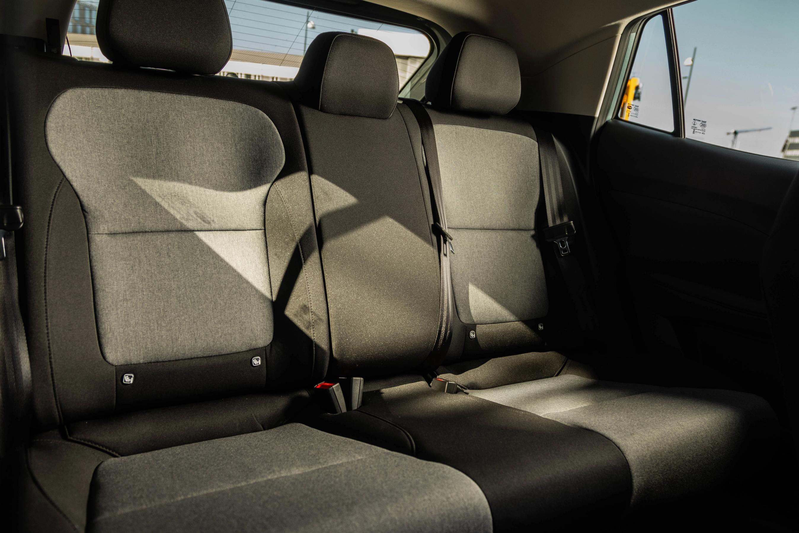 Bagsæder i en MG4 Urban