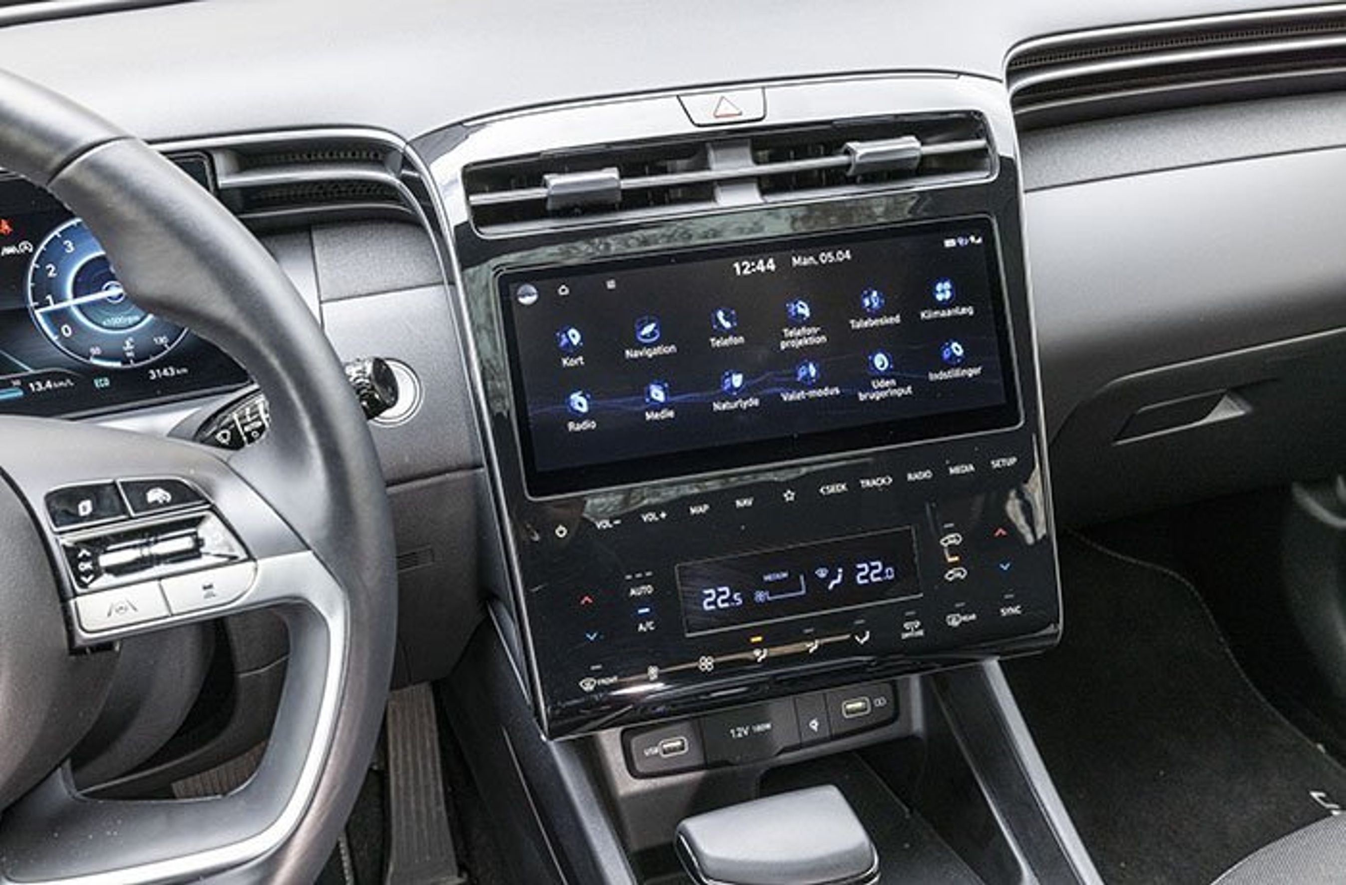 Hyundai Tucson skærm