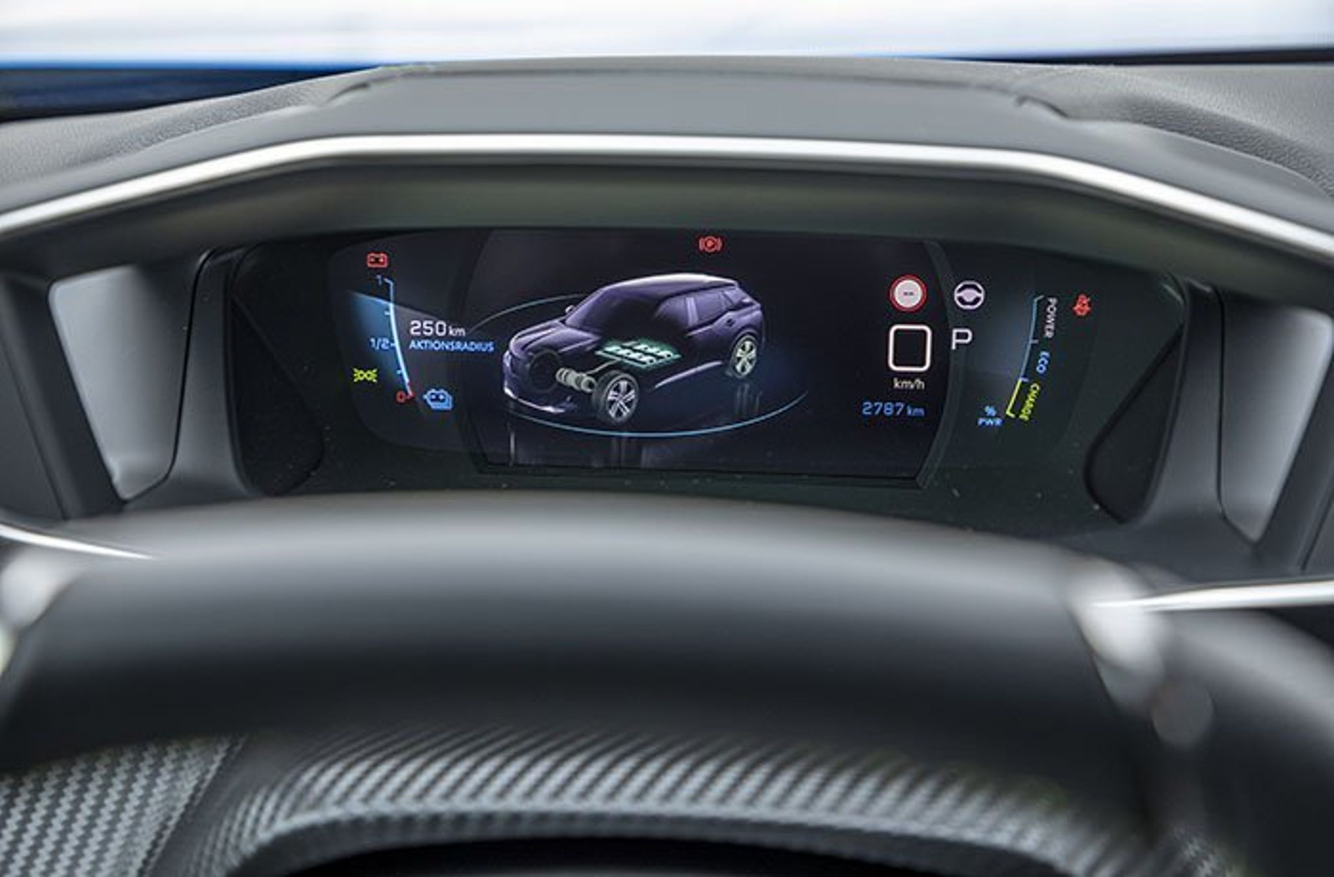 Peugeot e-2008 ratskærm